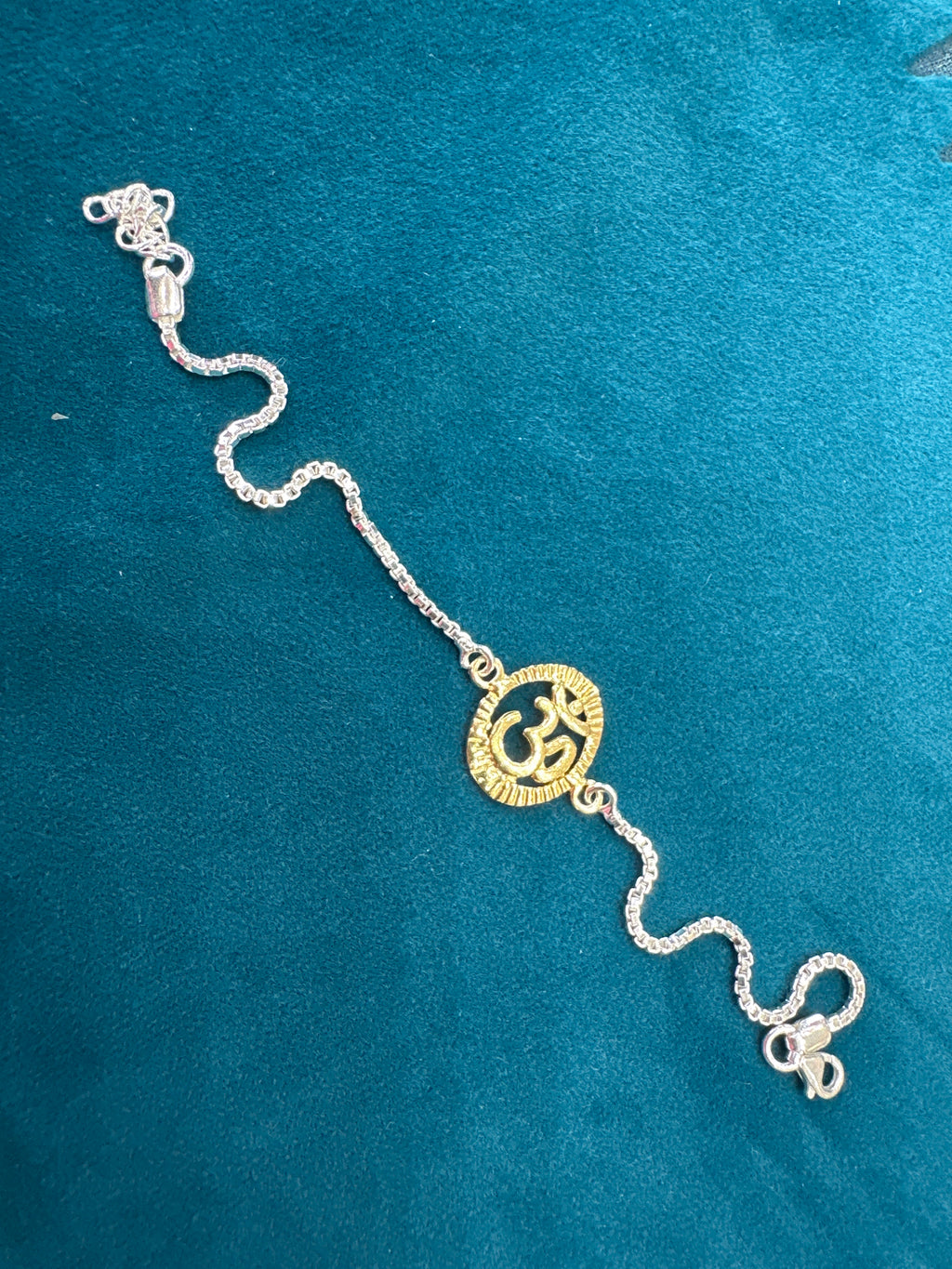 Silver Fancy Rakhi