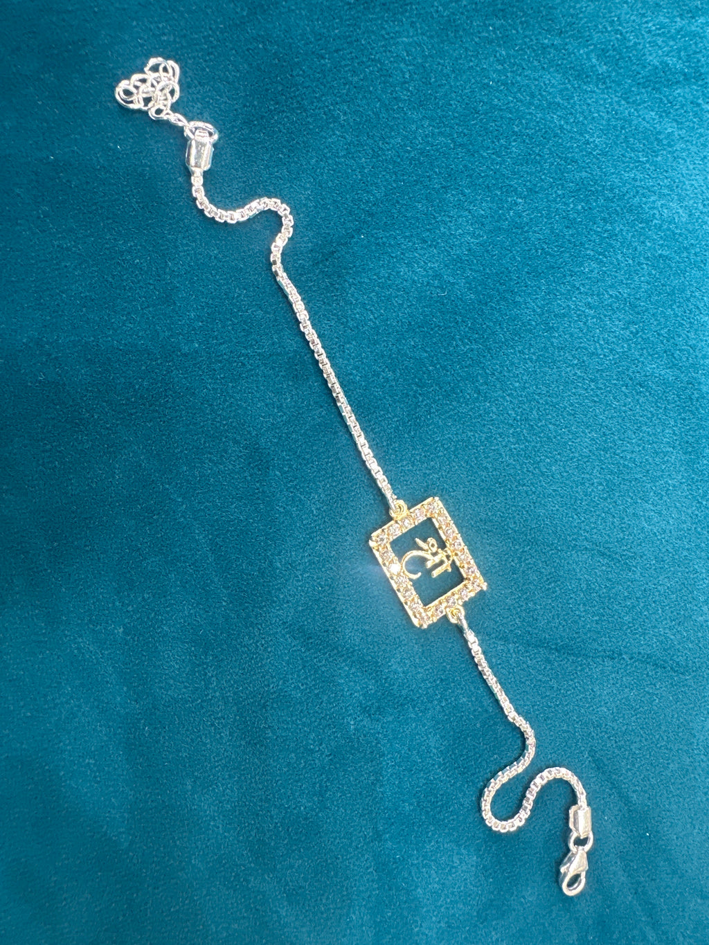 Silver Fancy Rakhi