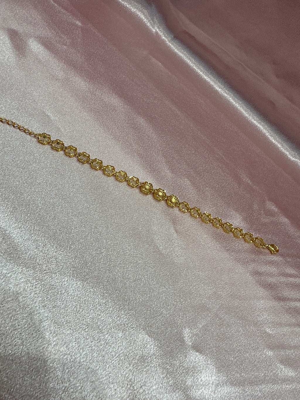 Women’s Fancy Silver Gold plated 925 Bracelet