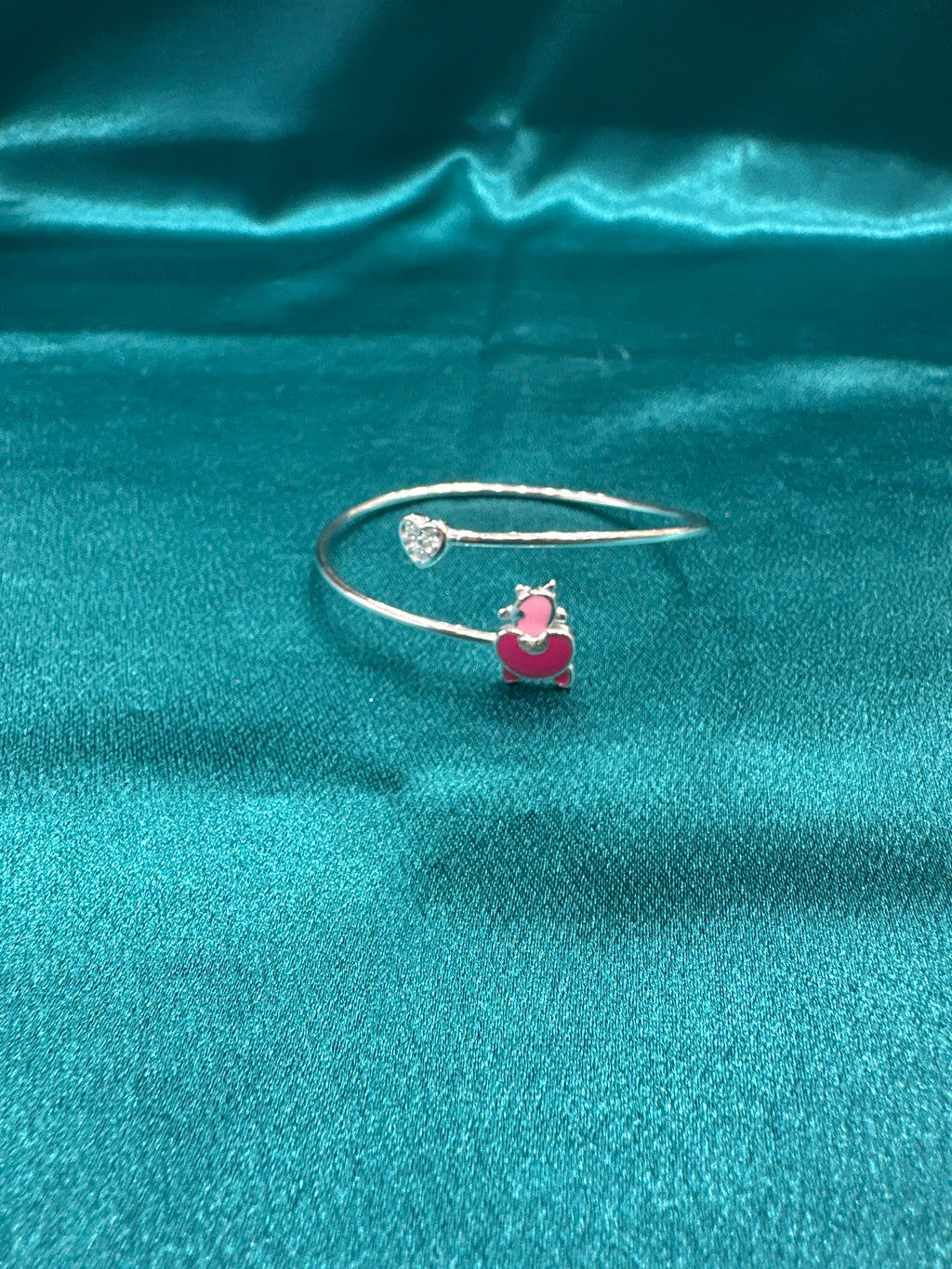 Fancy Silver baby bangles