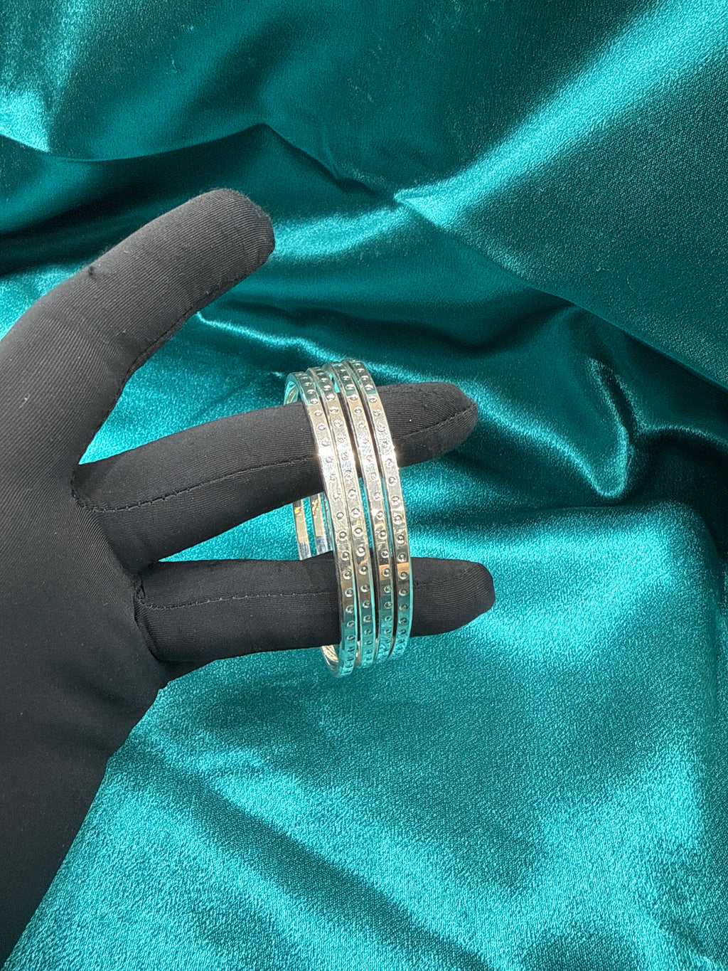 Designer Silver Bangles