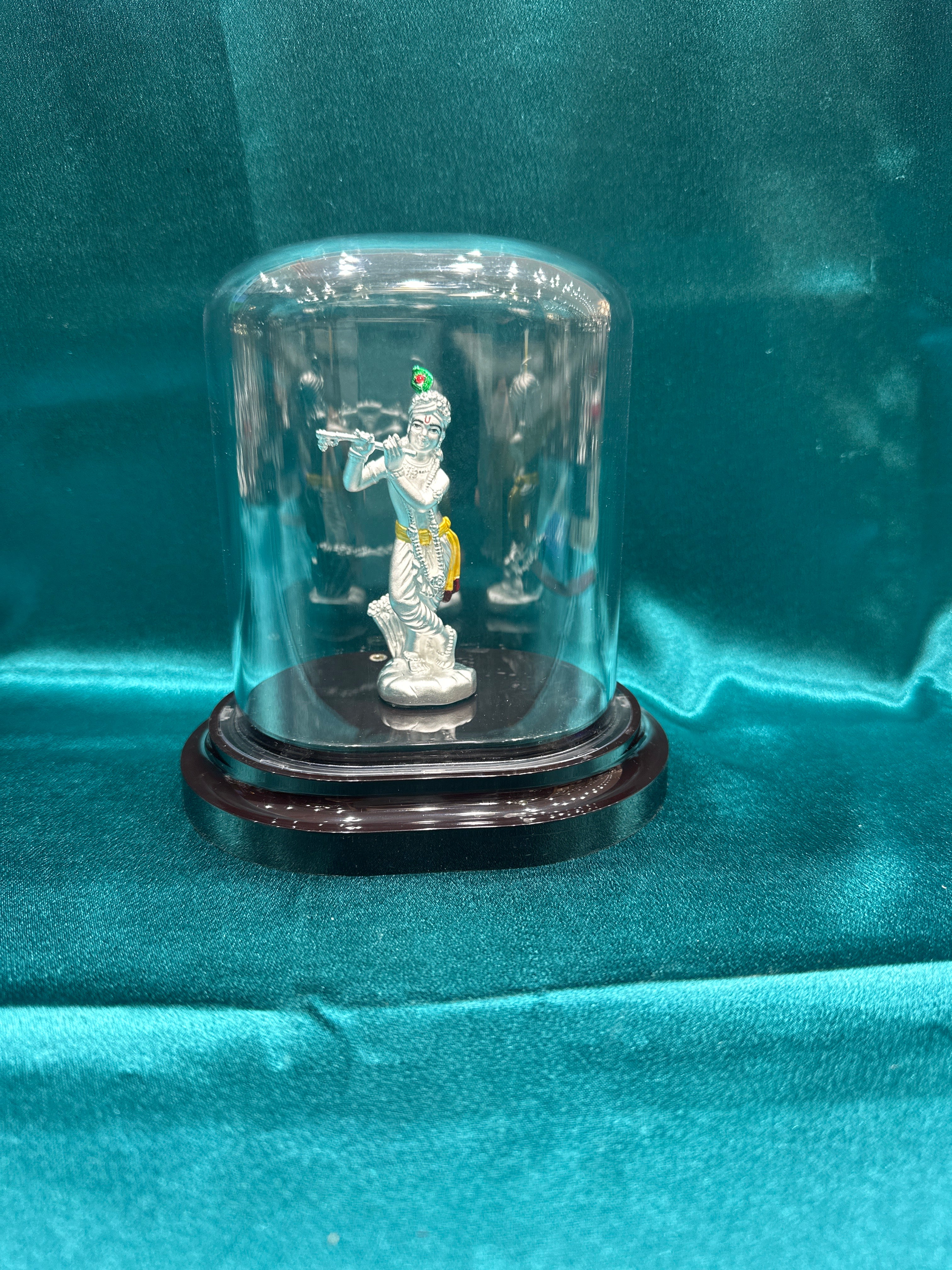 Pure Silver Krishna Ji Idol (Murti)