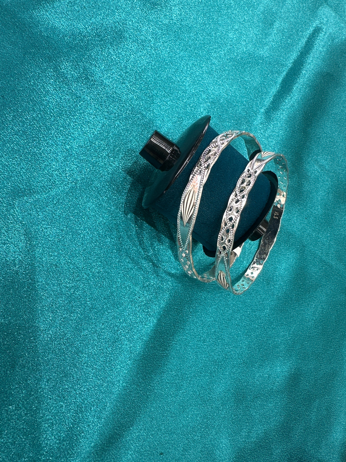 Designer Silver Bangles