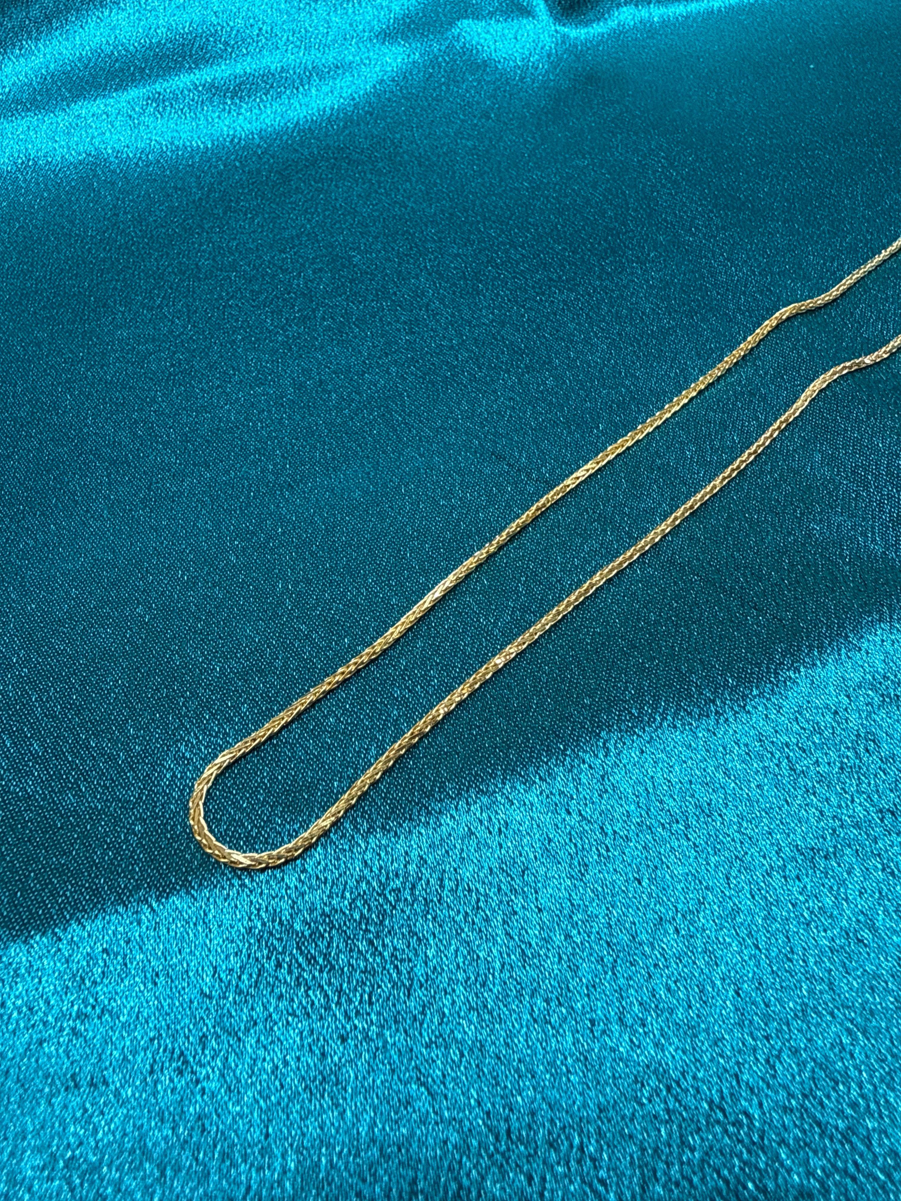 22K Gold Chain (Round Foxtail Design)