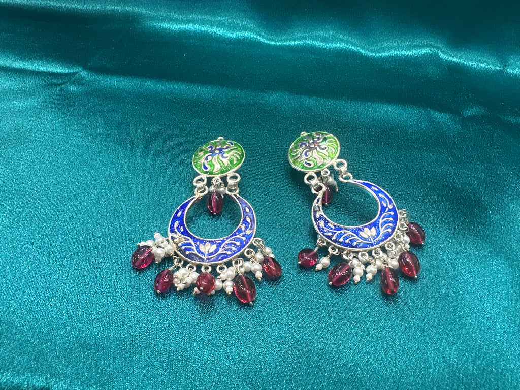 Antique Style Designer Silver Earrings