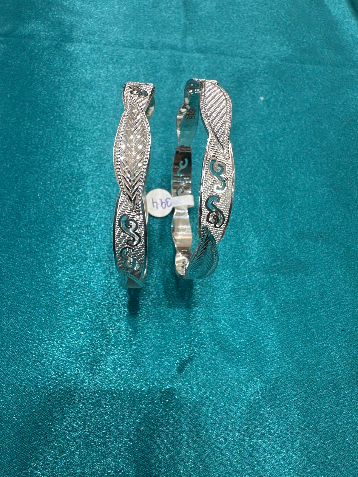 Designer Silver Bangles