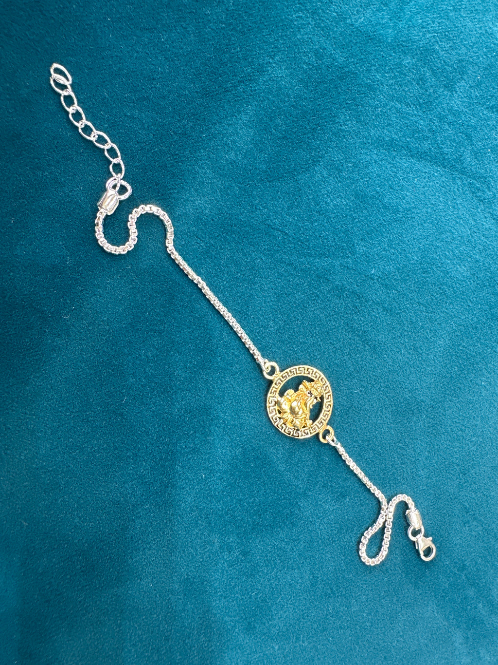 Silver Fancy Rakhi