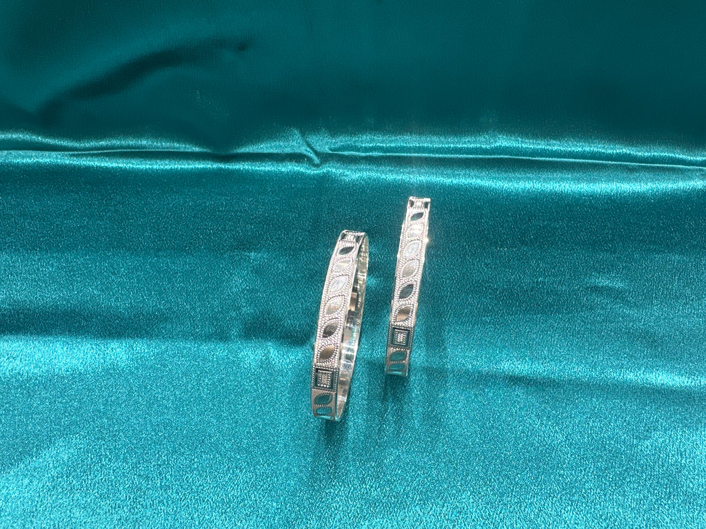 Designer Silver Bangles
