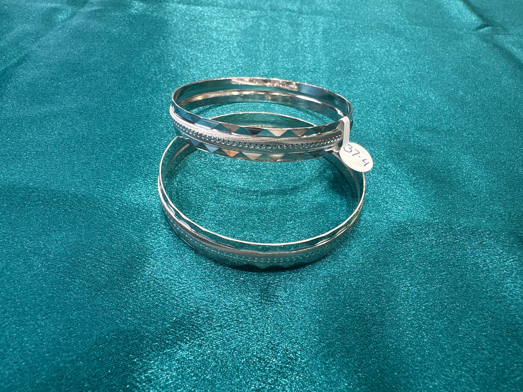 Designer Silver Bangles