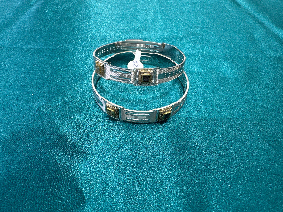 Designer Silver Bangles