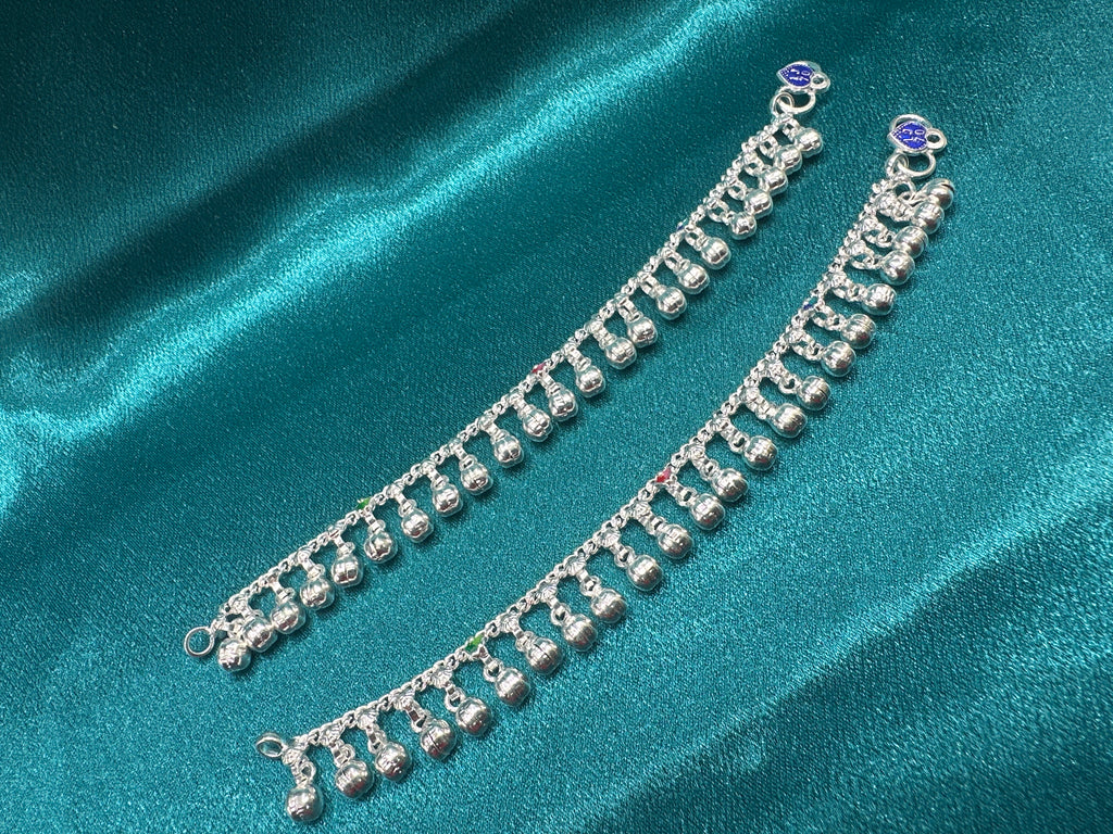 Fancy Silver baby anklet(Size: 2-3 year old)