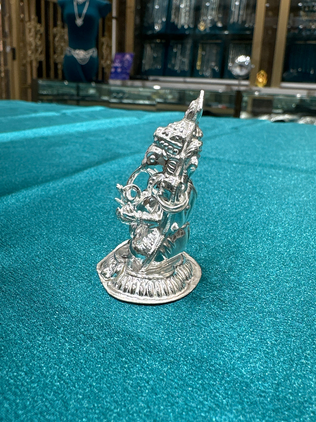 Silver Ganesh Ji Idol