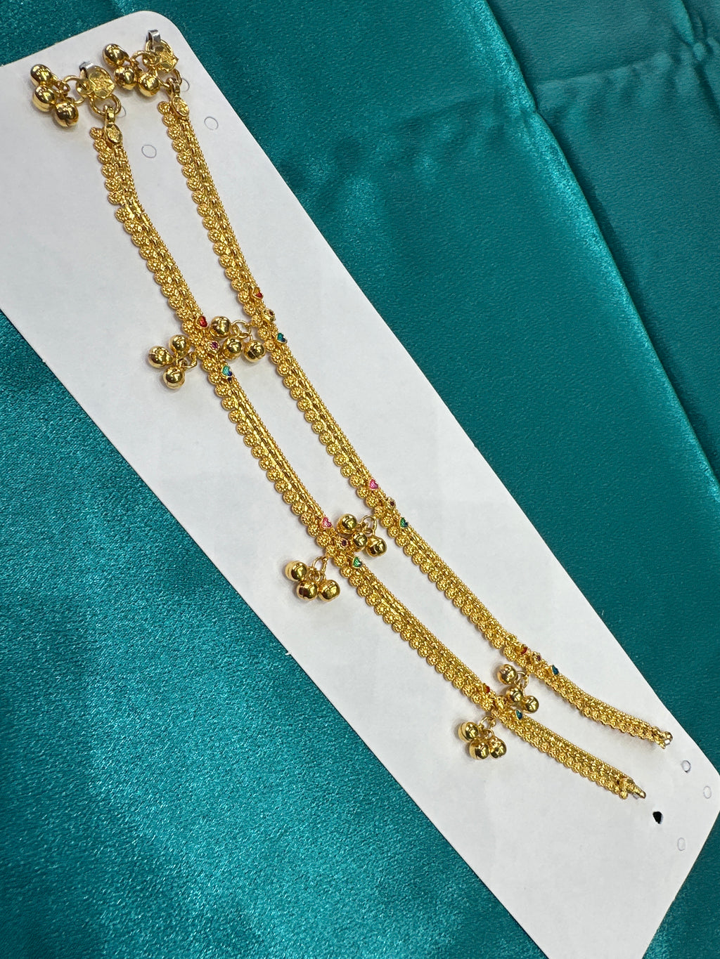 Women’s Fancy/Traditional Silver Gold plated Anklet