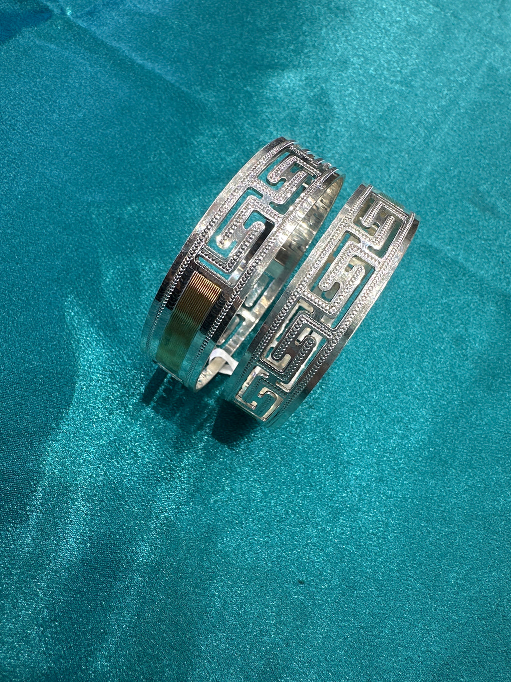 Designer Silver Bangles