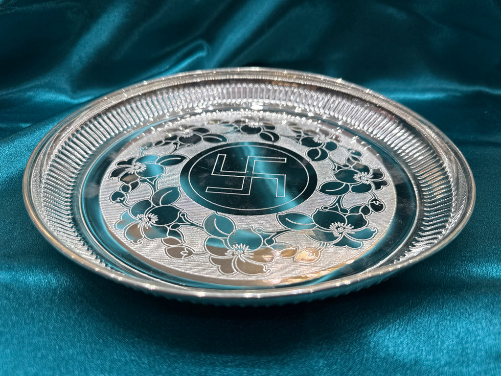 Designer Silver Plate (9.5 inch)
