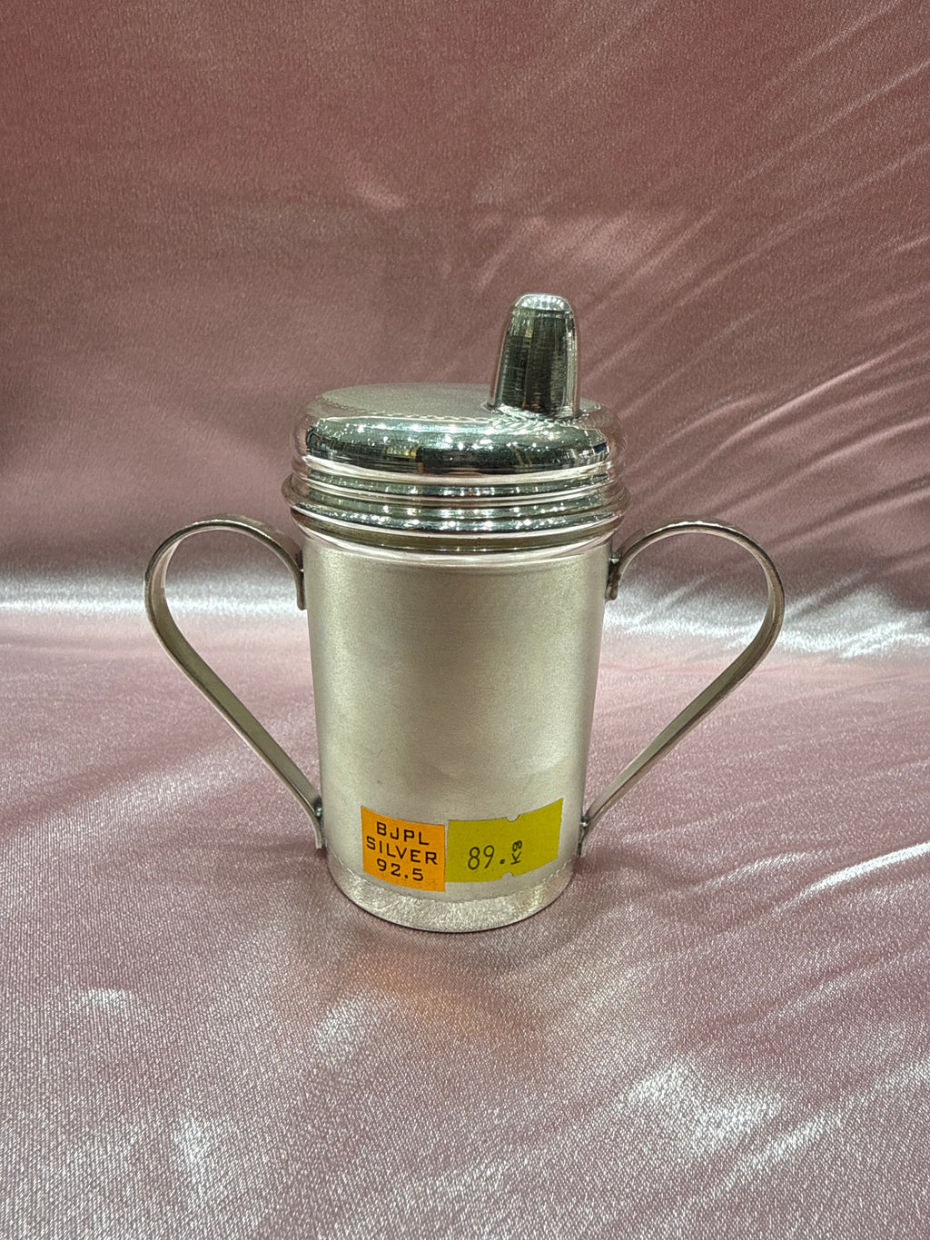 Medium weight kids silver cup