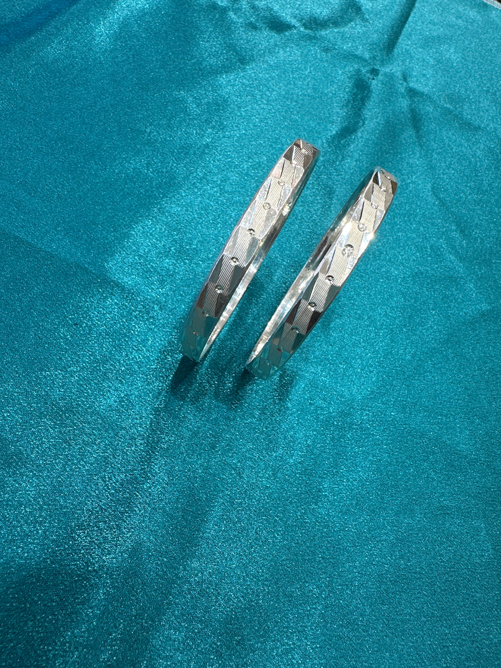 Designer Silver Bangles