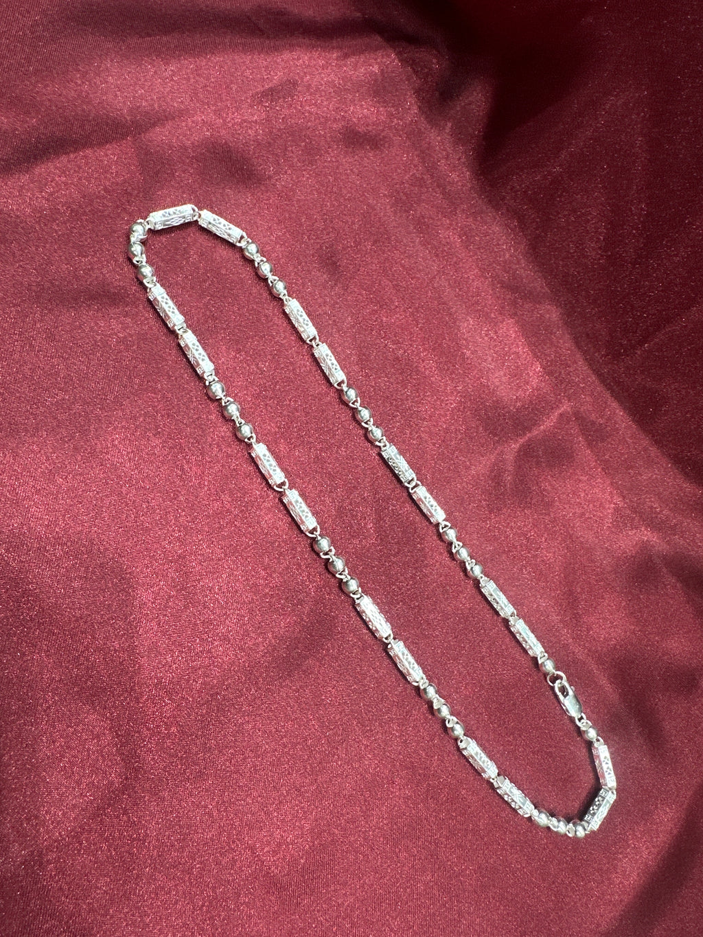 5mm holo silver chain