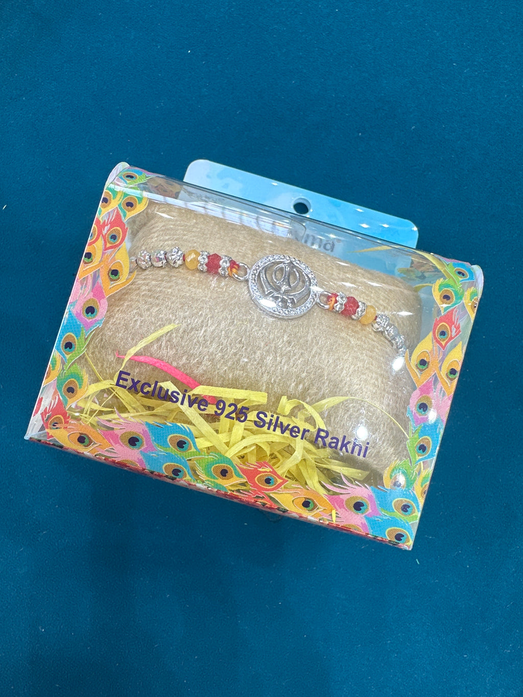 Silver Fancy Rakhi