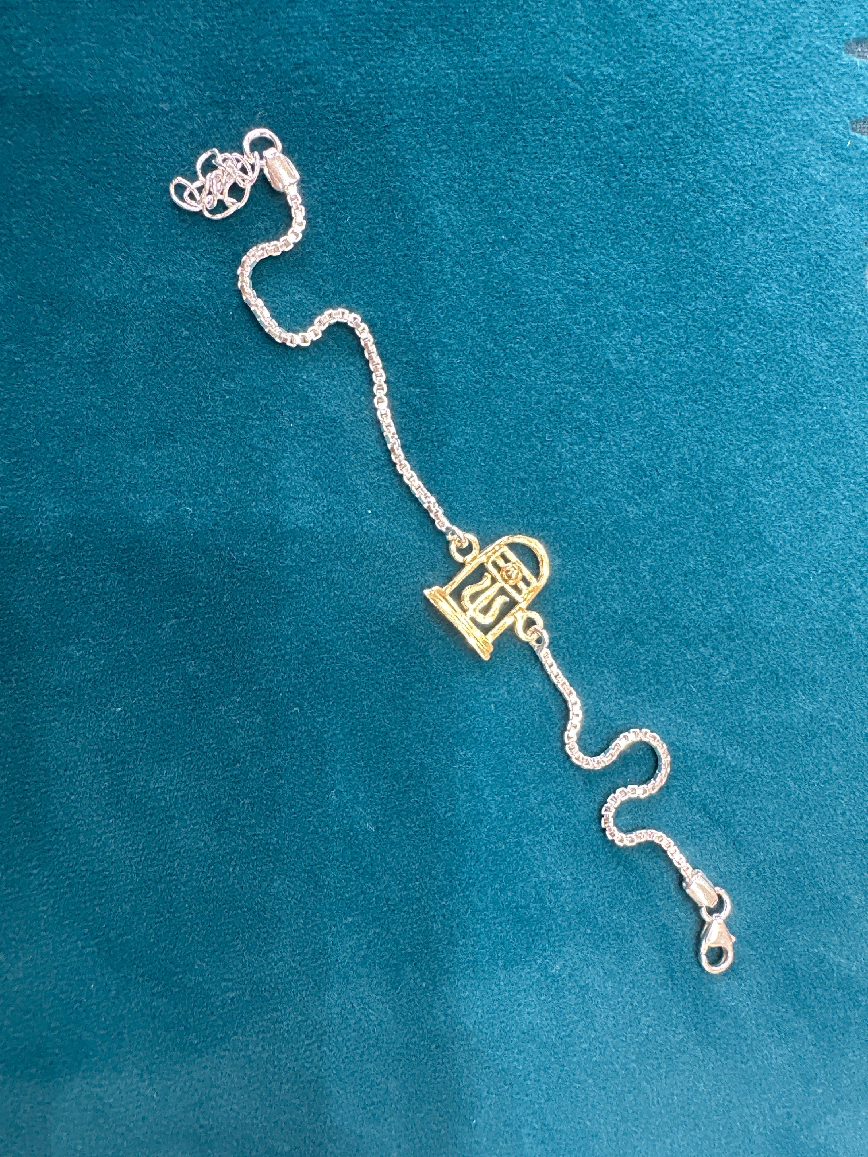 Silver Fancy Rakhi