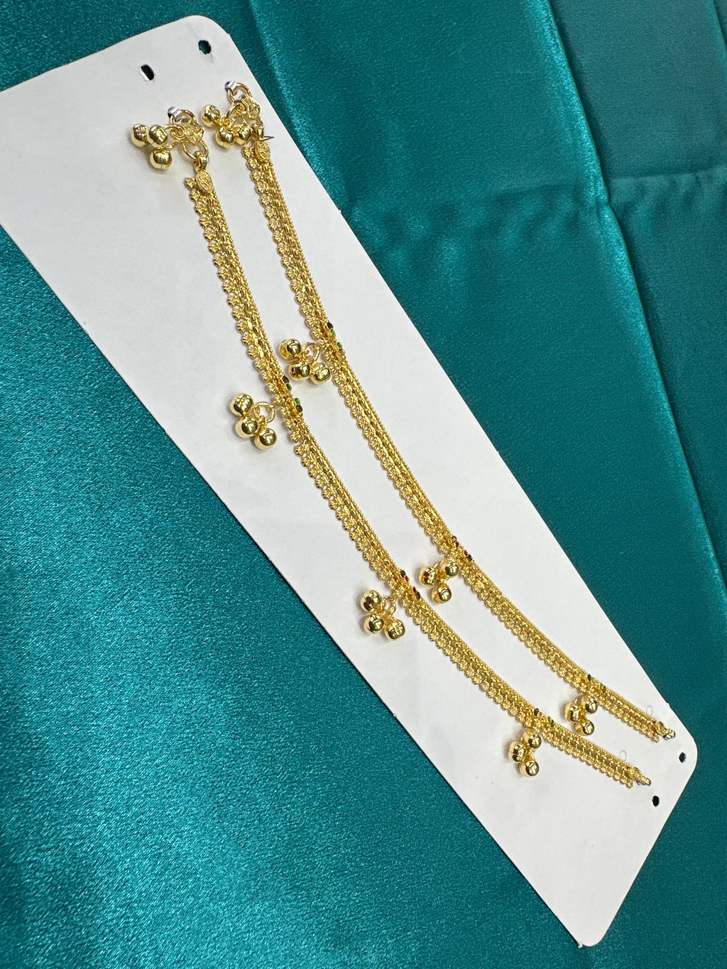 Women’s Fancy/Traditional Silver Gold plated Anklet