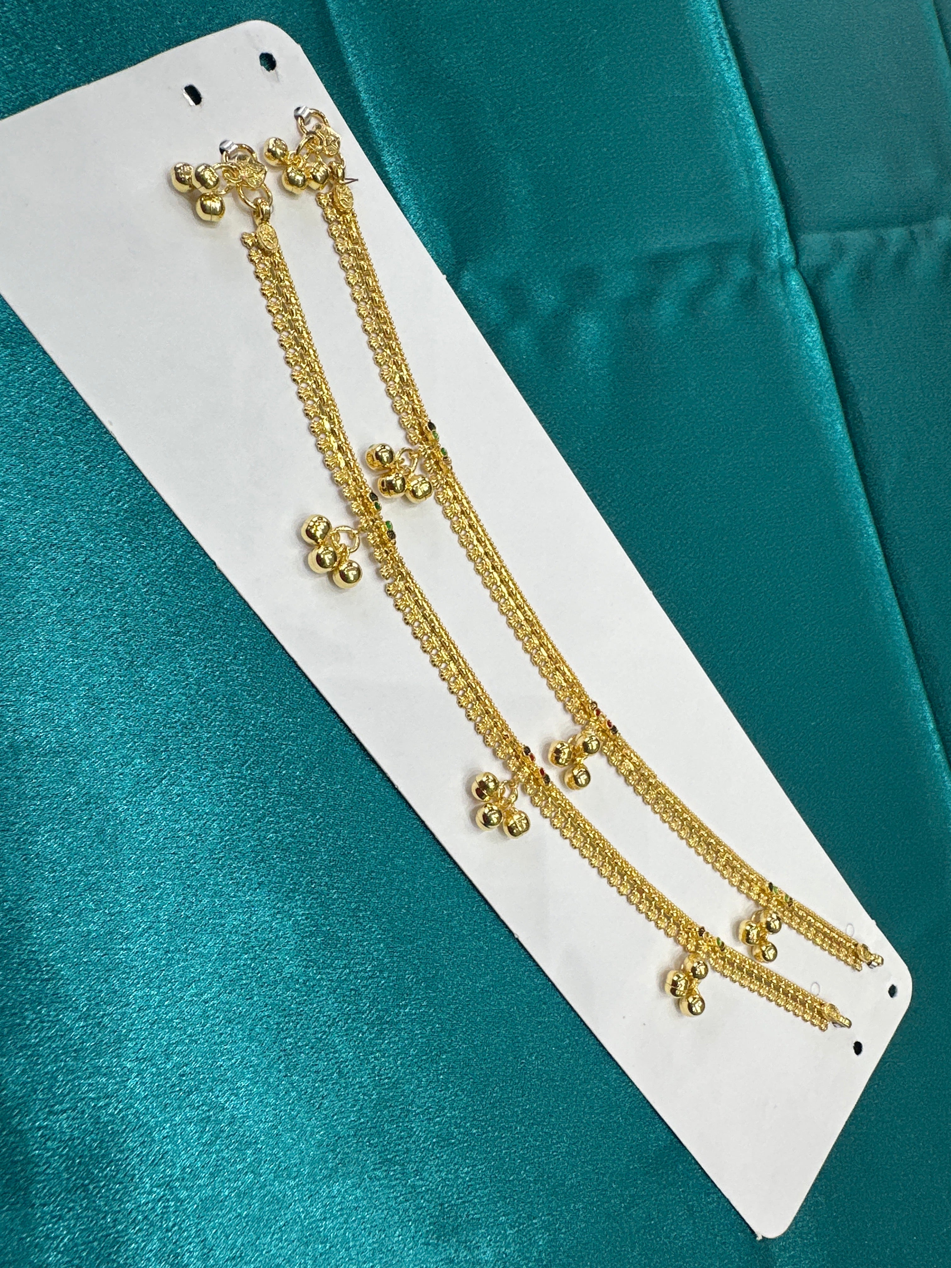 Women’s Fancy/Traditional Silver Gold plated Anklet