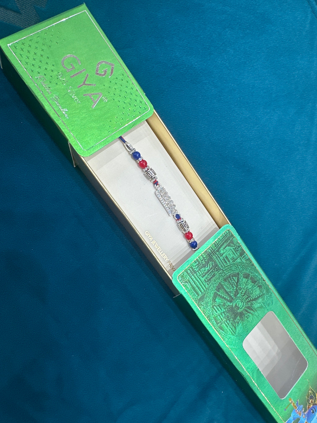 Silver Fancy Rakhi