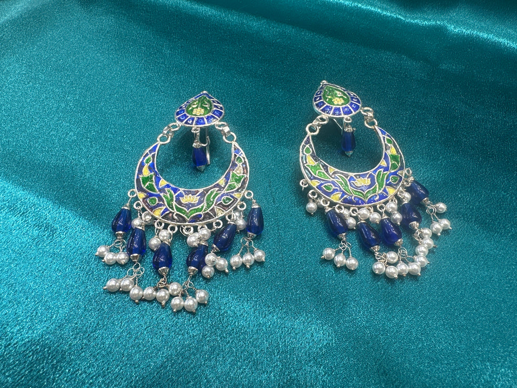 Antique Style Designer Silver Earrings