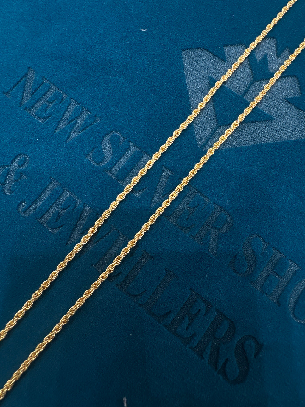22K Simple Rope Gold Chain
