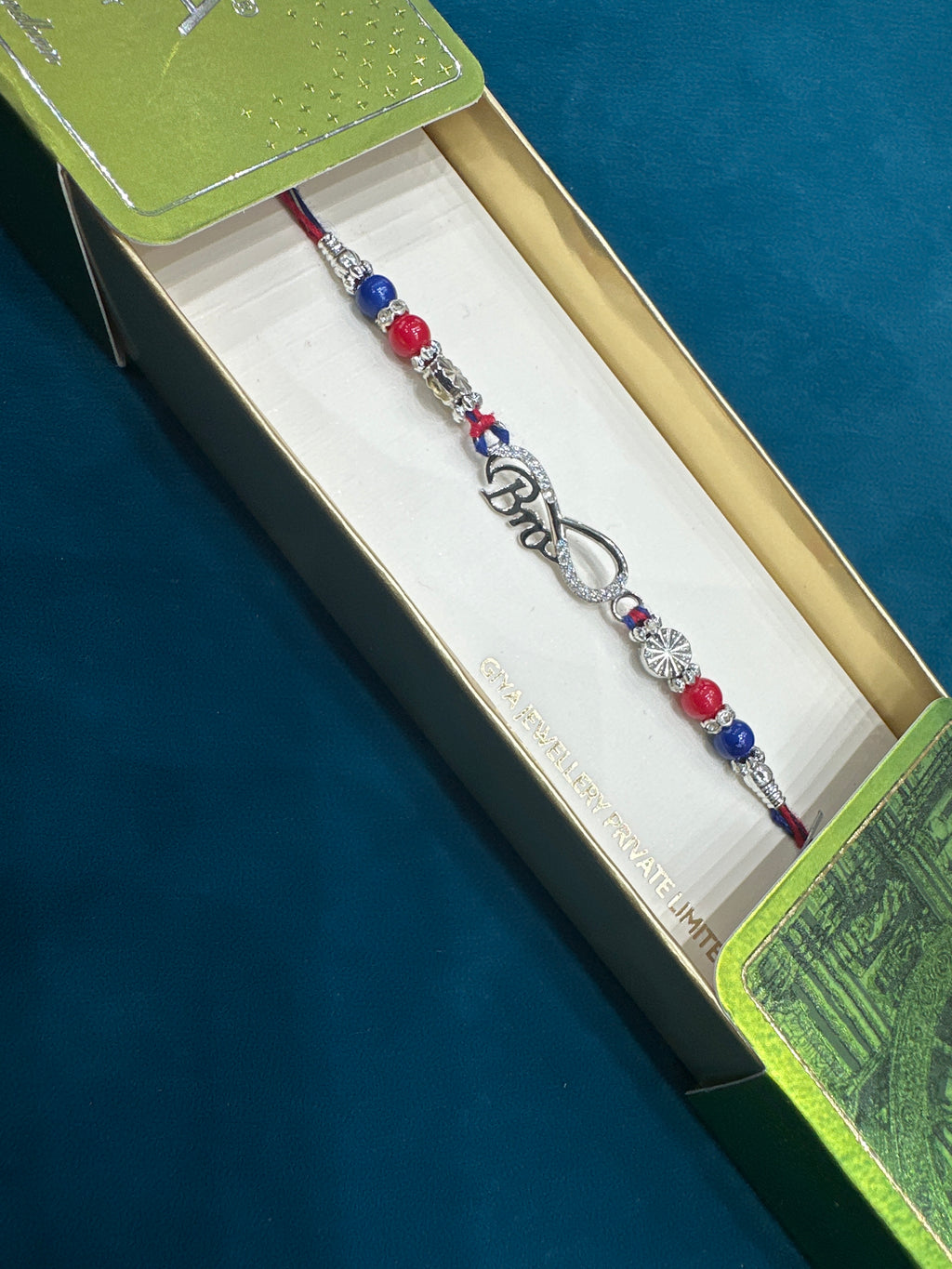 Silver Fancy Rakhi