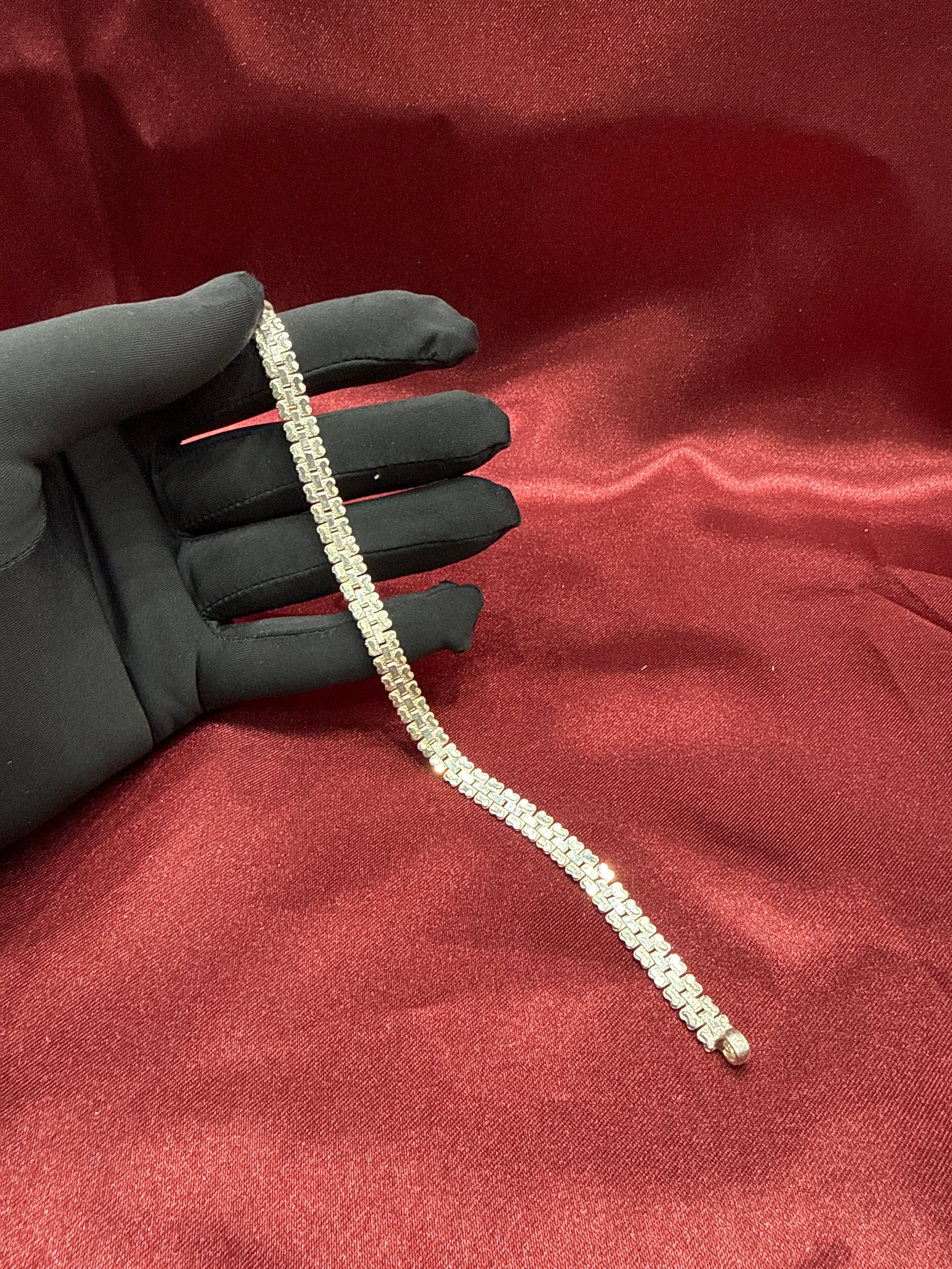 Men’s Silver Designer Bracelet (8mm)