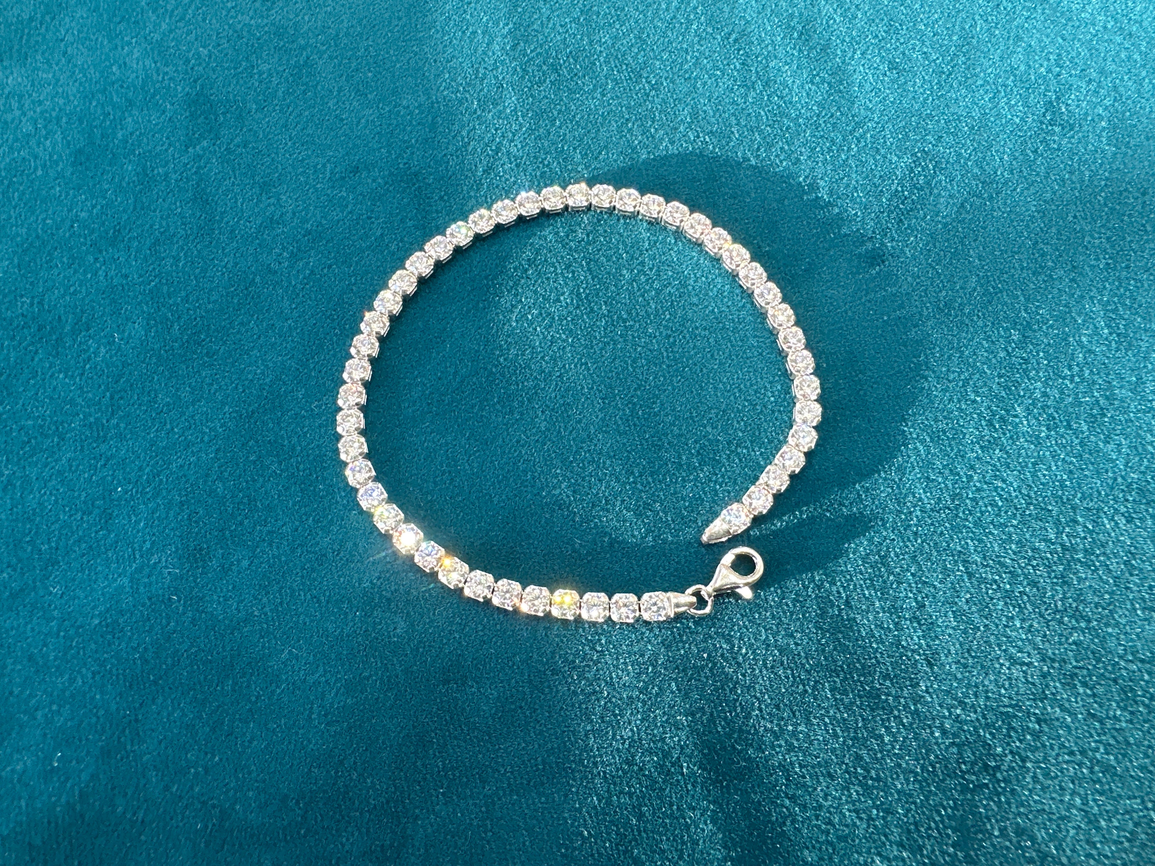 Women’s Fancy Silver 925 Tennis Bracelet