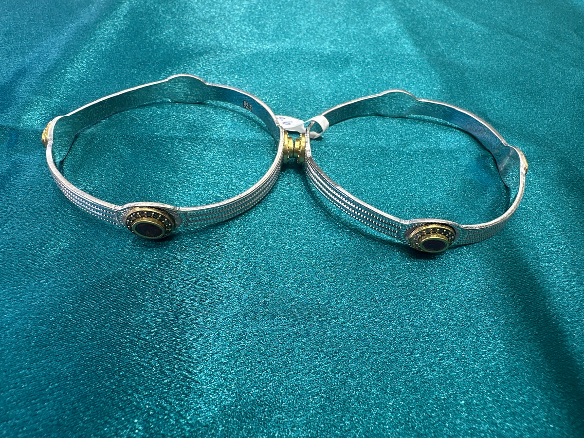 Designer Silver Bangles