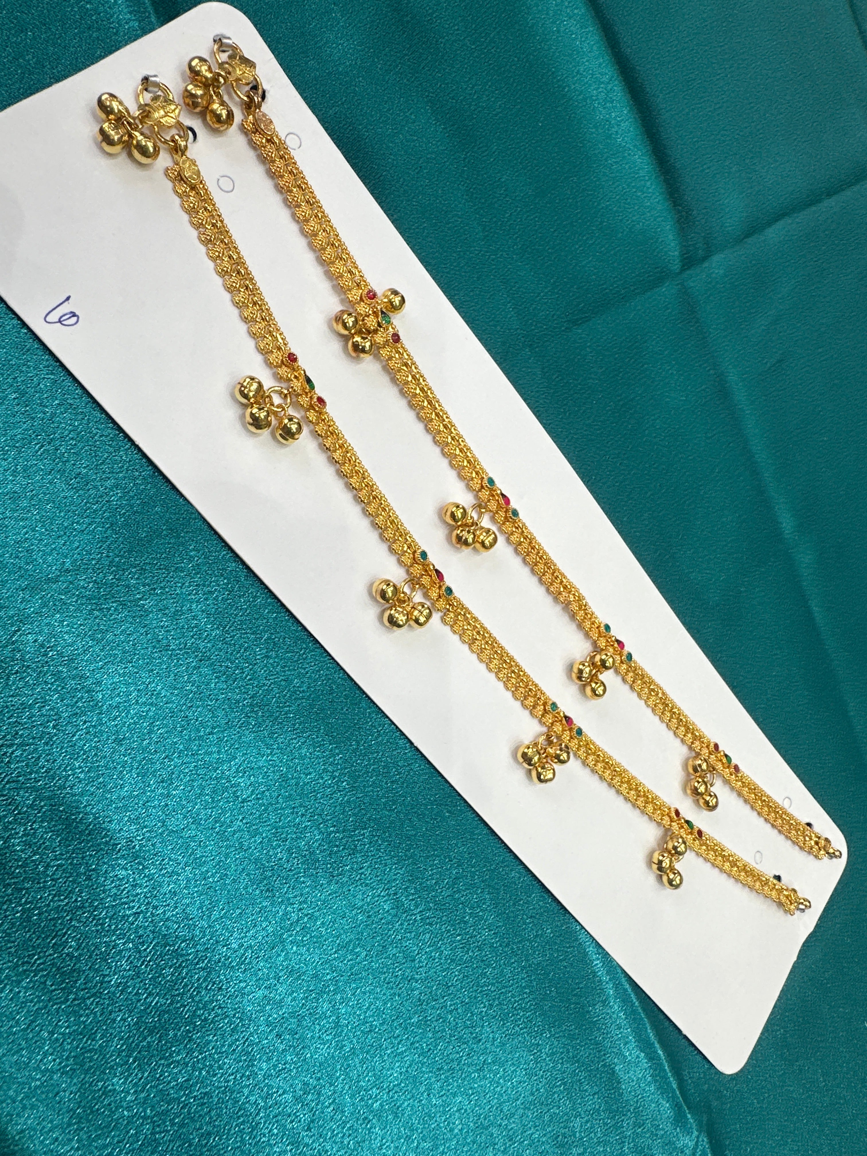 Women’s Fancy/Traditional Silver Gold plated Anklet