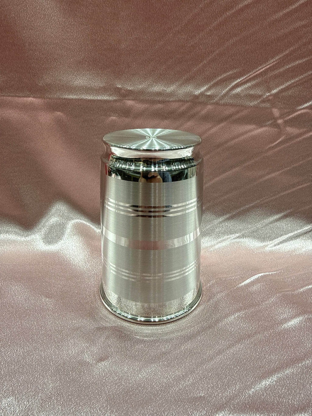 Medium weight plain silver glass