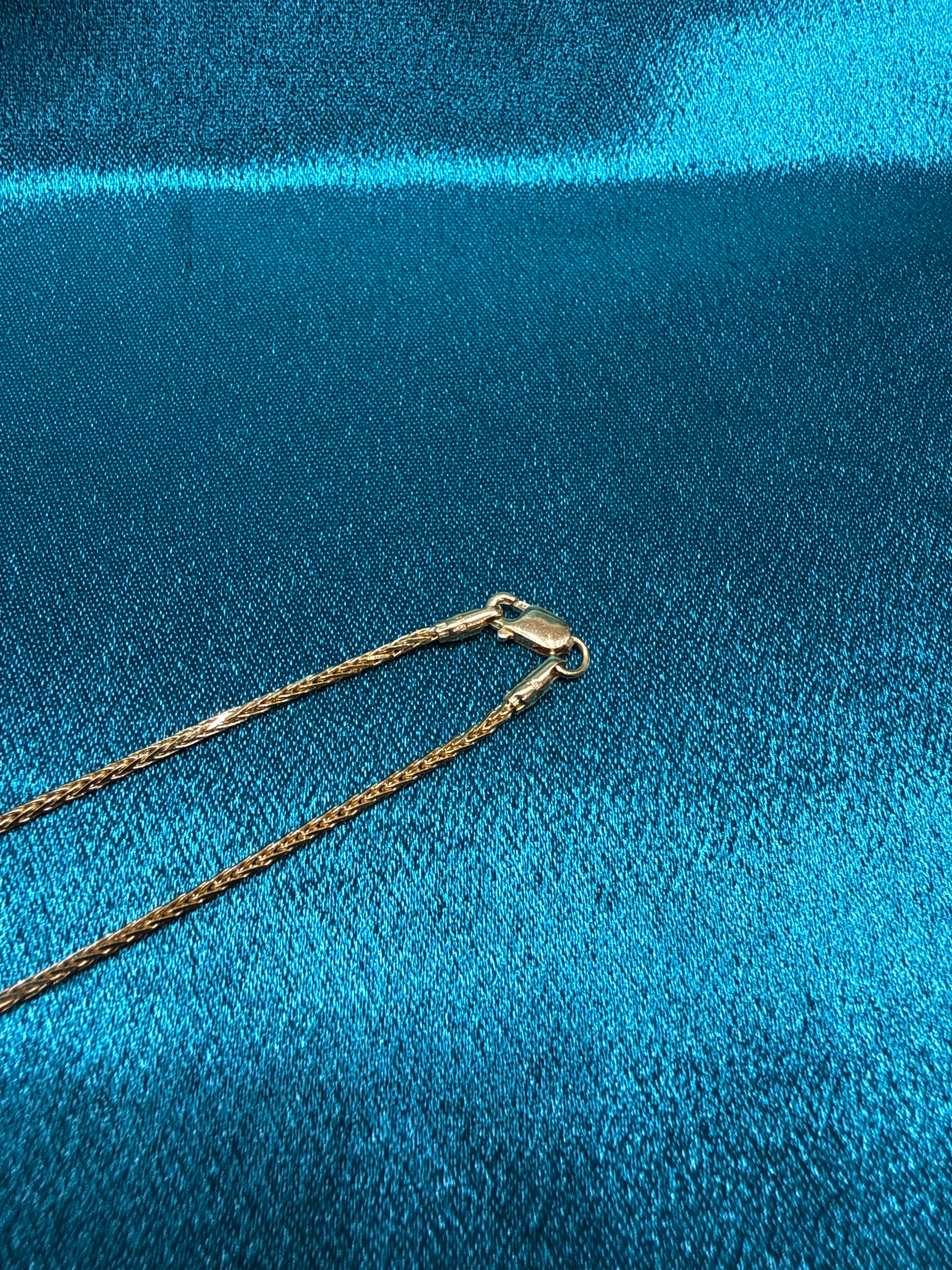 22K Gold Chain (Round Foxtail Design)