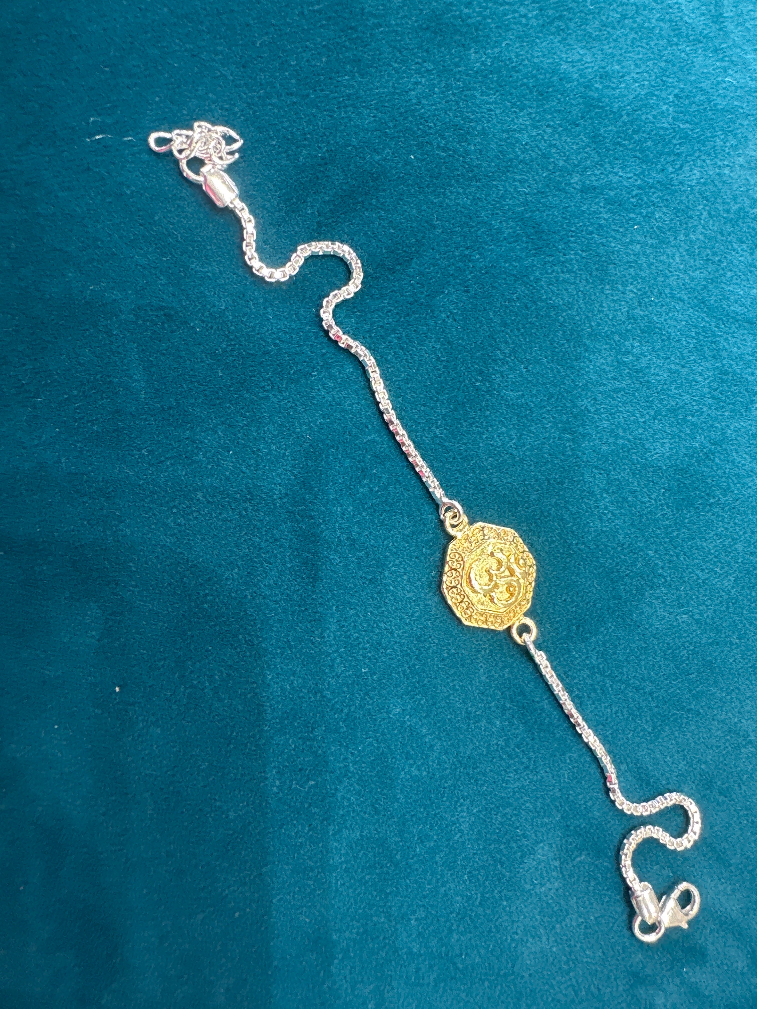 Silver Fancy Rakhi