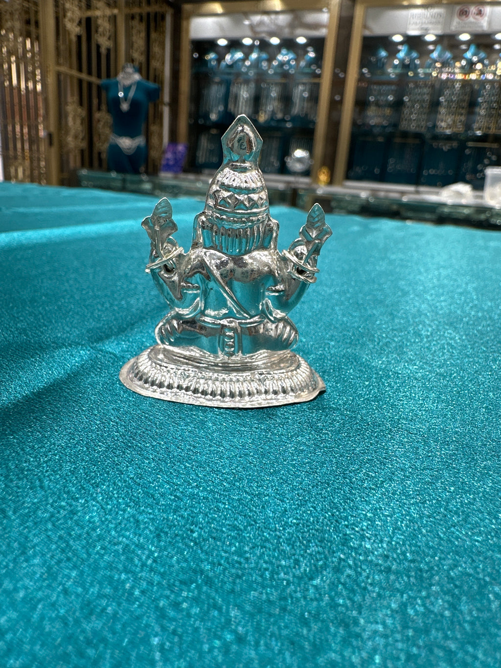 Silver Ganesh Ji Idol