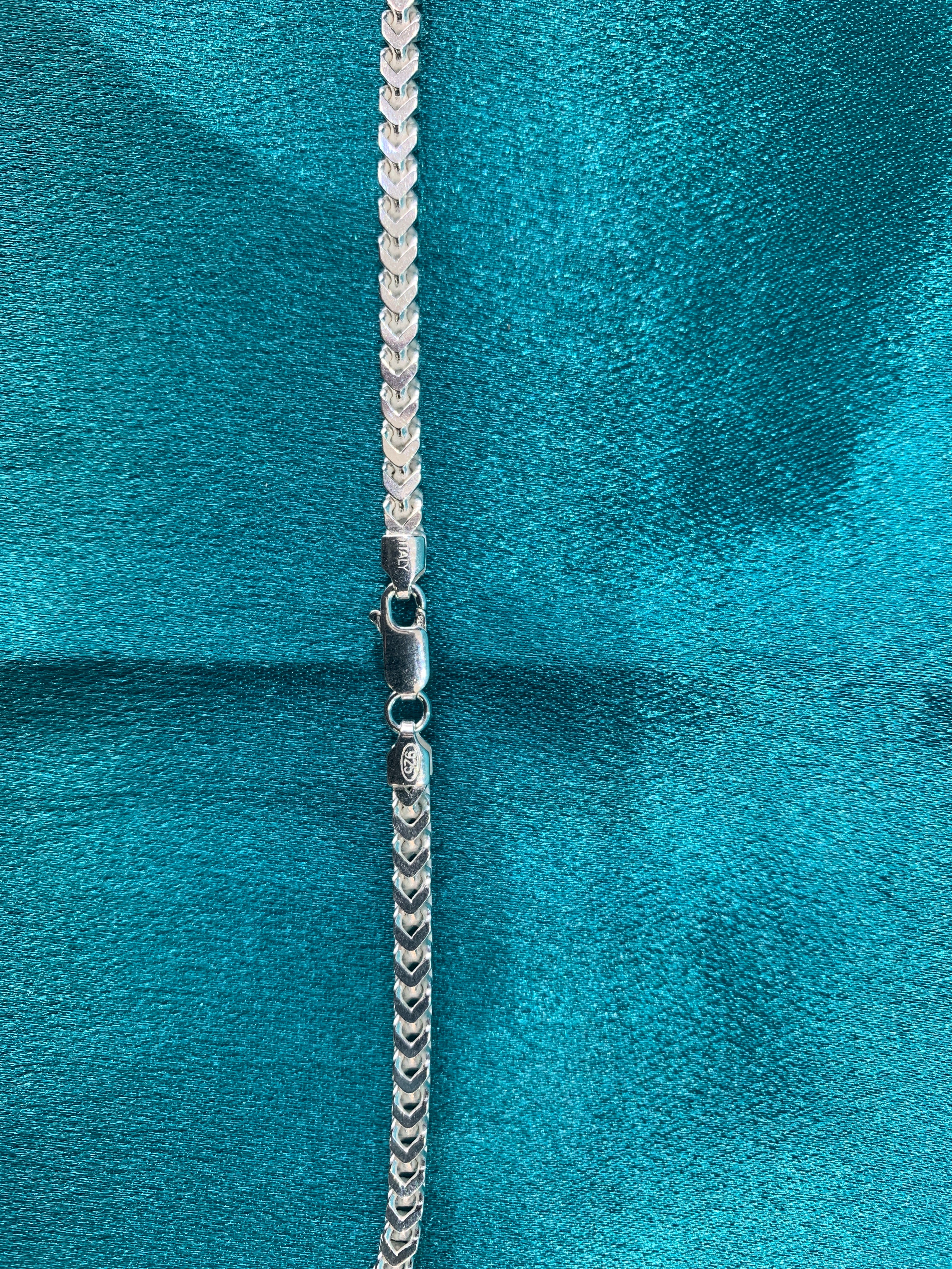 4mm Foxtail silver chain