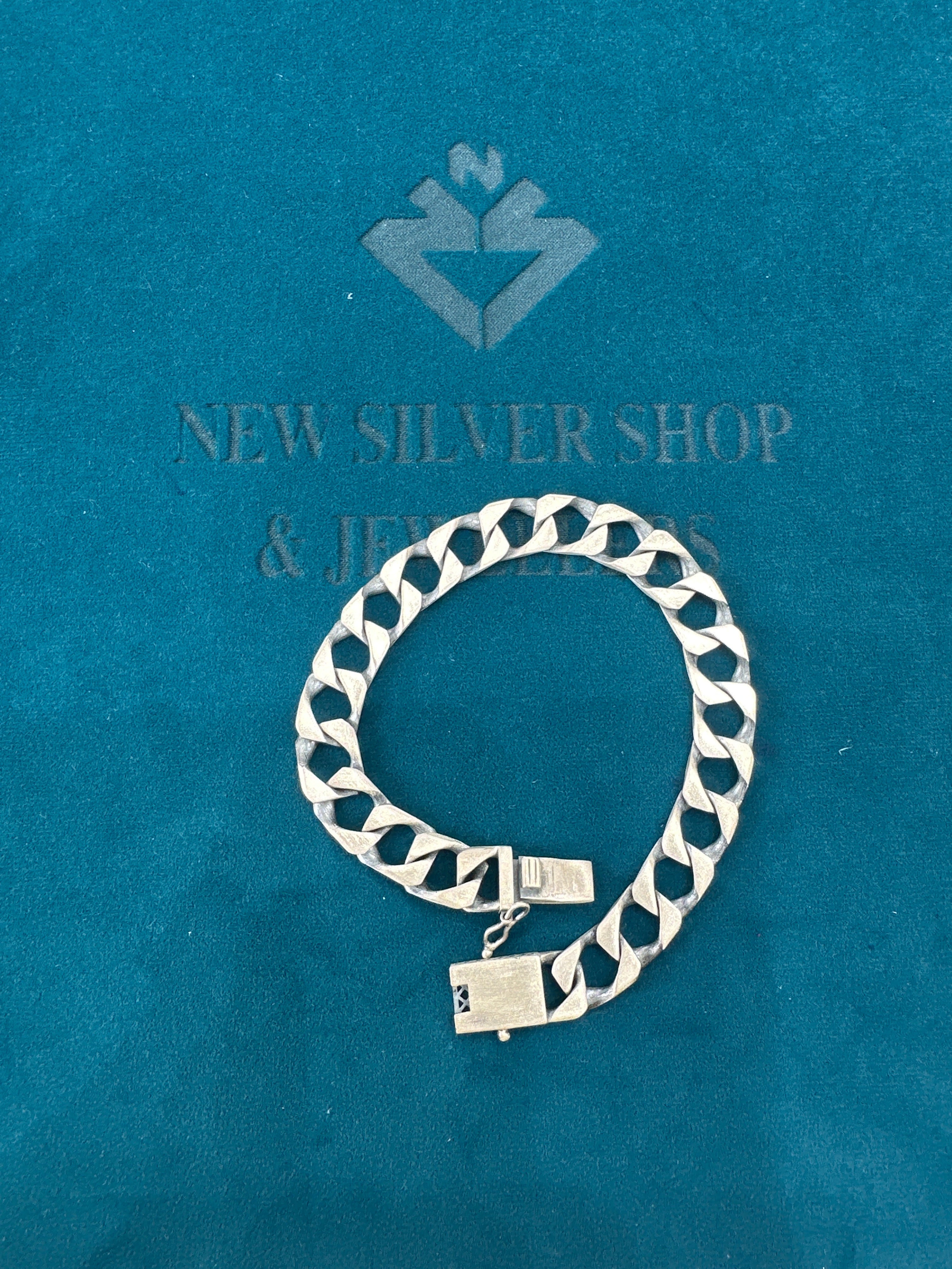 Men’s Designer Silver Bracelet (10mm)