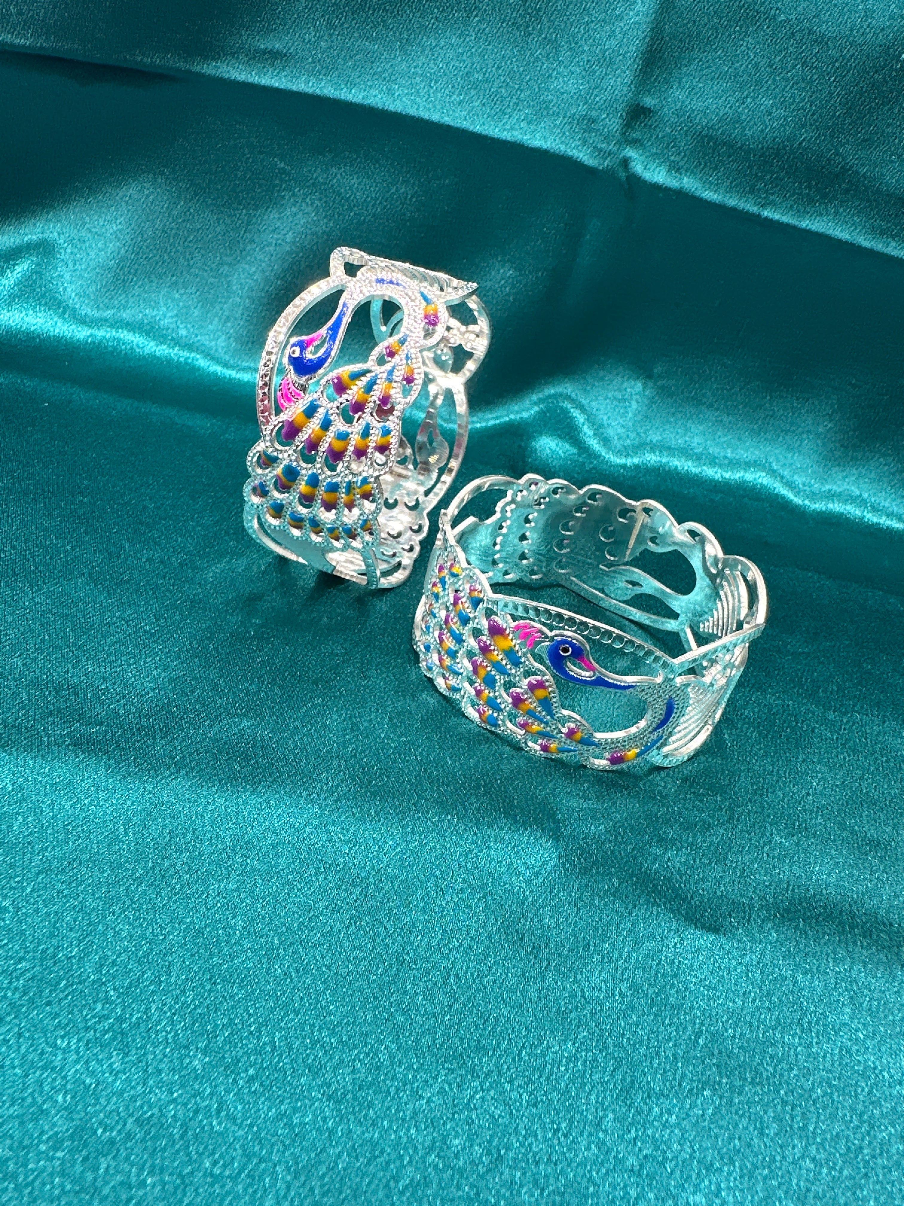 Designer Silver Bangles