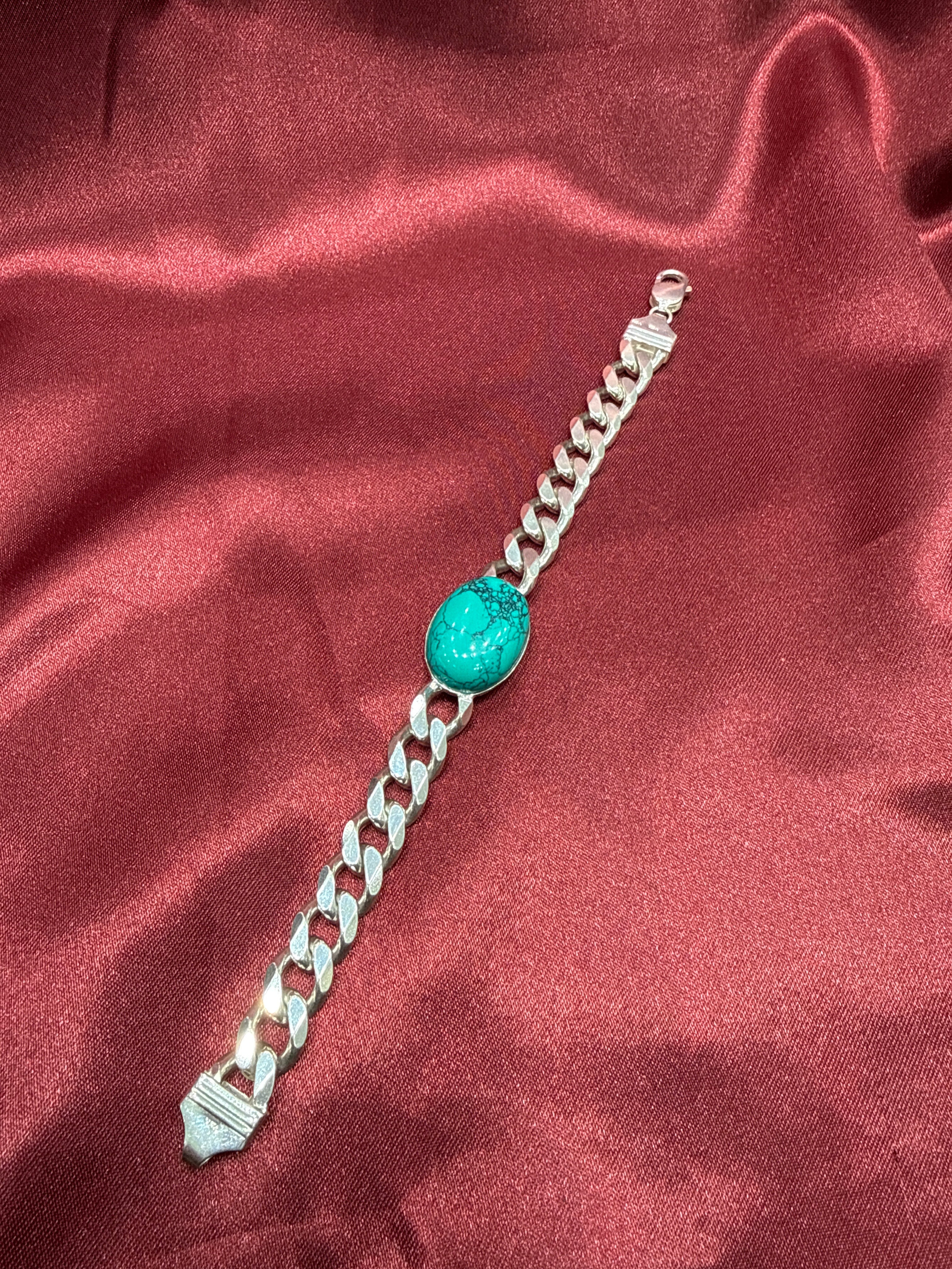 Men’s Feroza Silver 925 Bracelet (11mm)