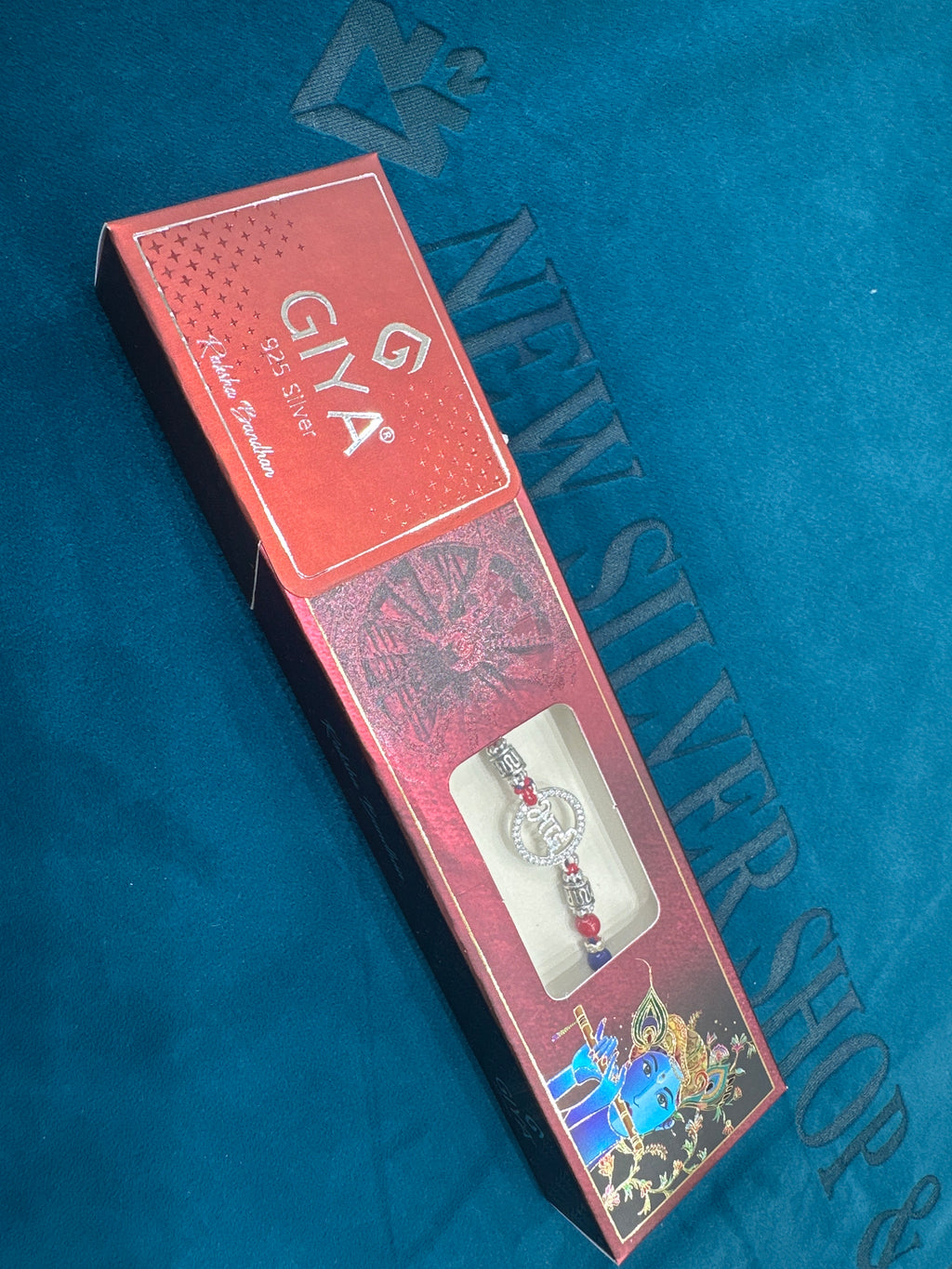 Silver Fancy Rakhi