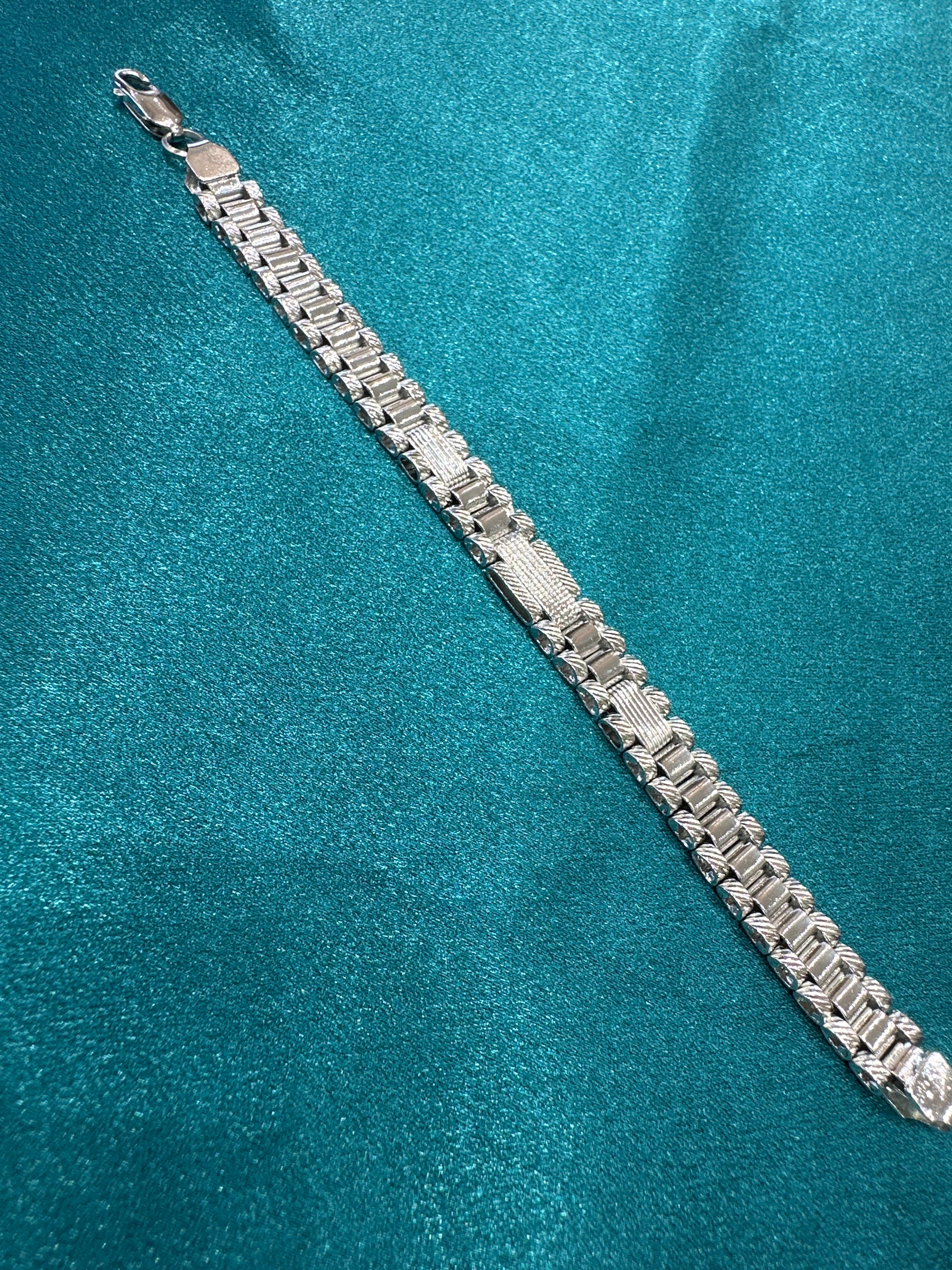 Men’s Designer Silver Bracelet (9mm)
