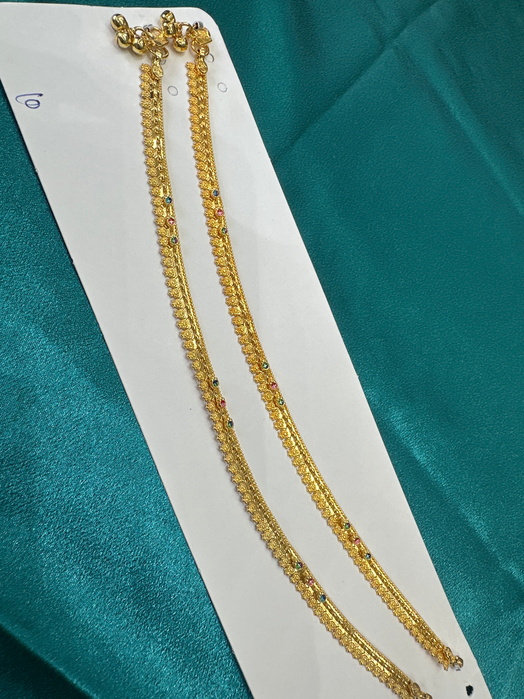 Women’s Fancy/Traditional Silver Gold plated Anklet