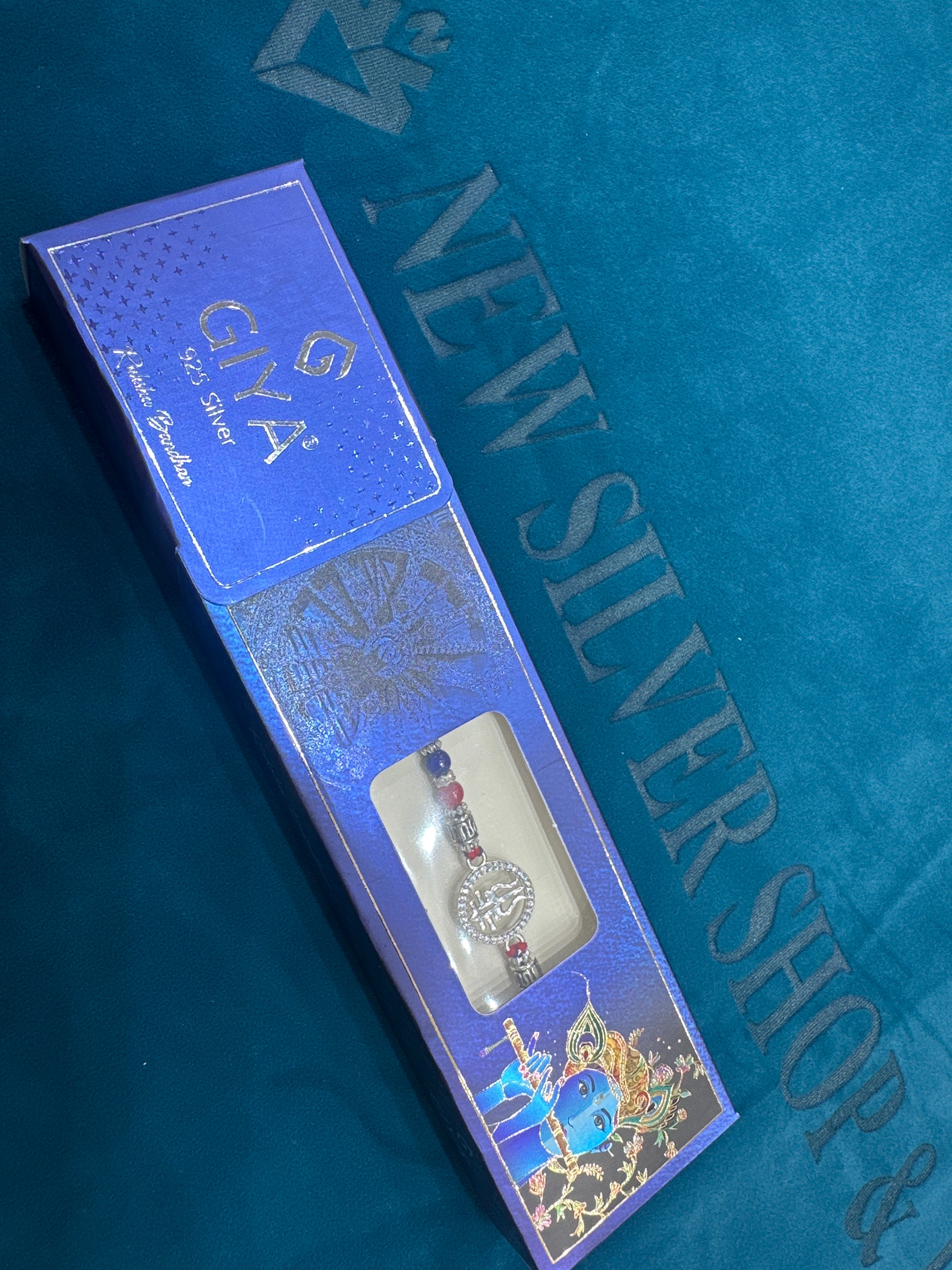 Silver Fancy Rakhi