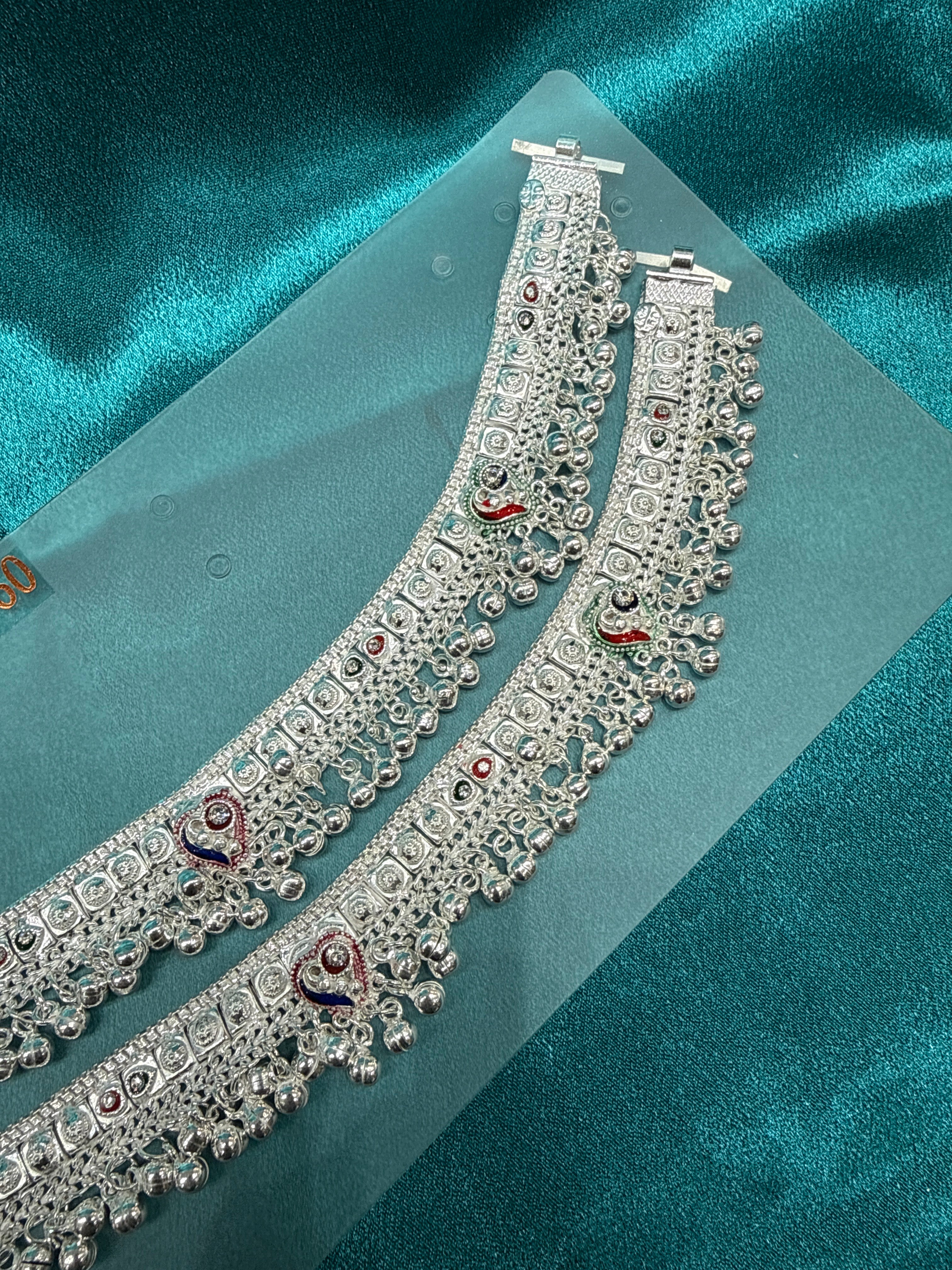 Women’s Traditional Heavy Weight Silver Anklet