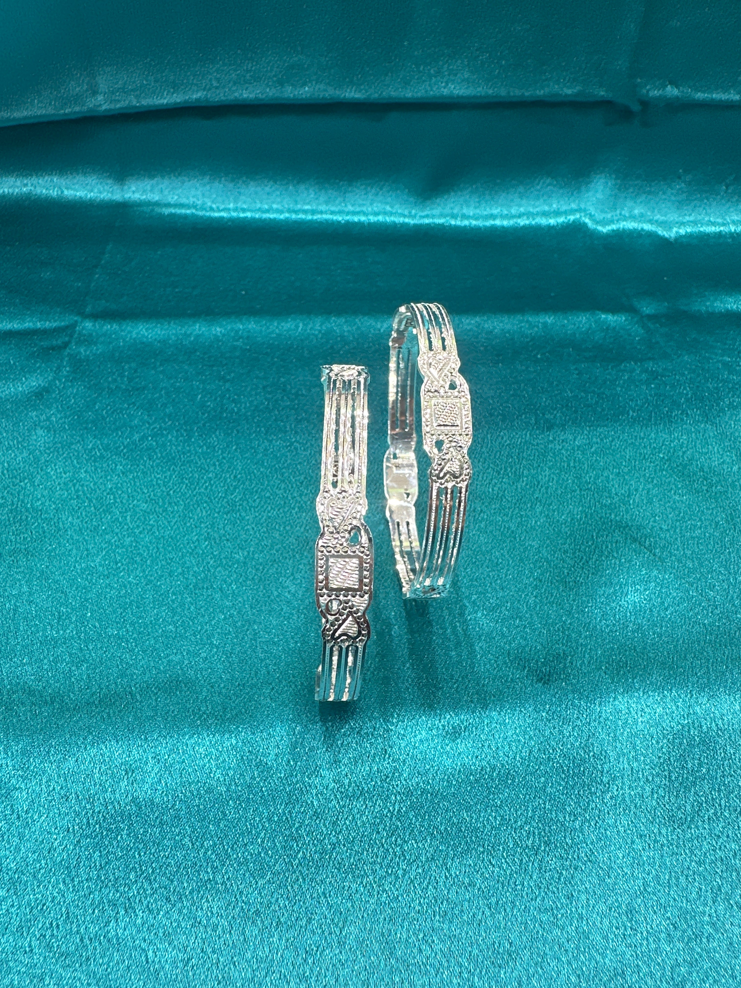 Designer Silver Bangles
