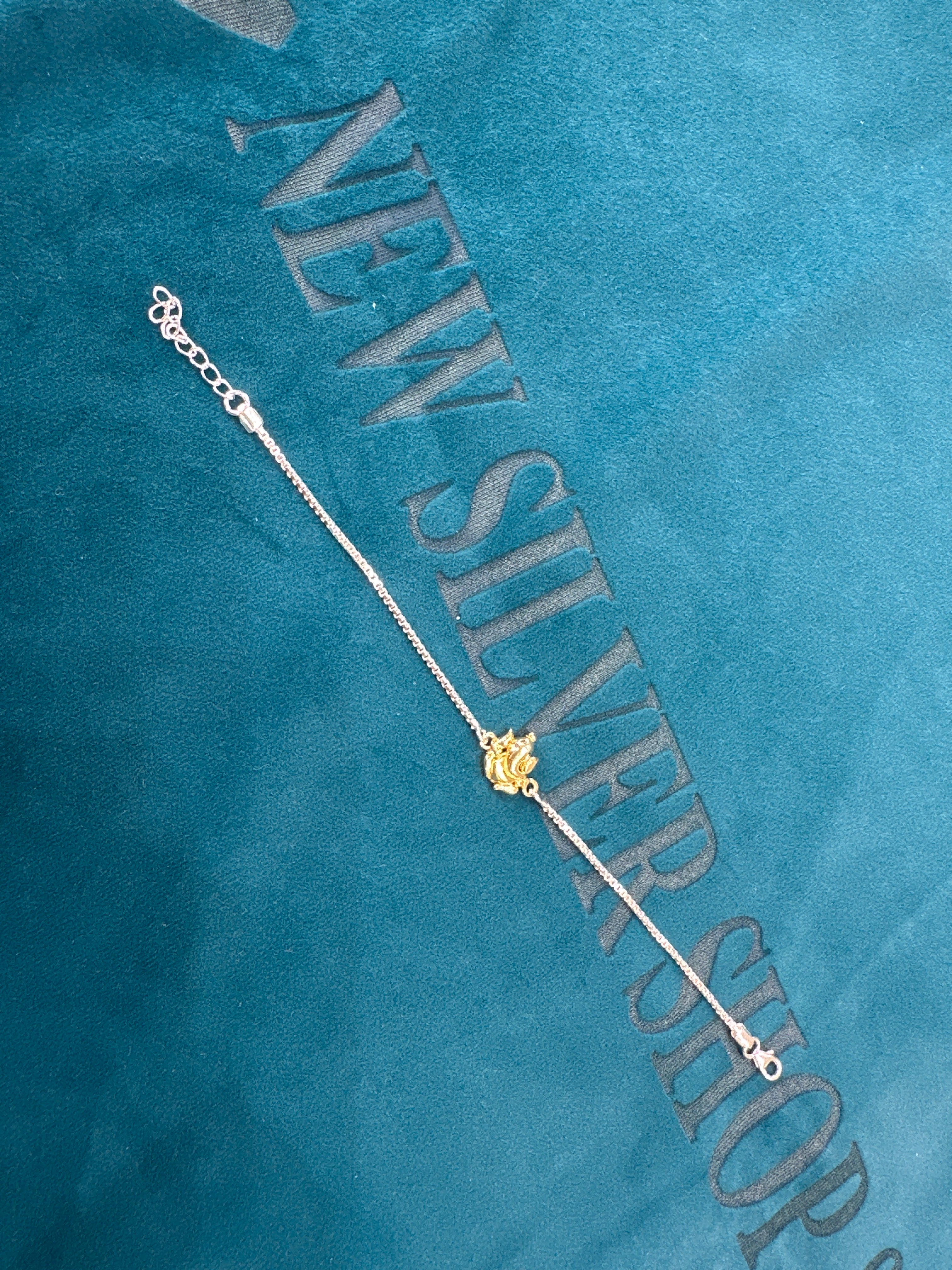 Silver Fancy Rakhi