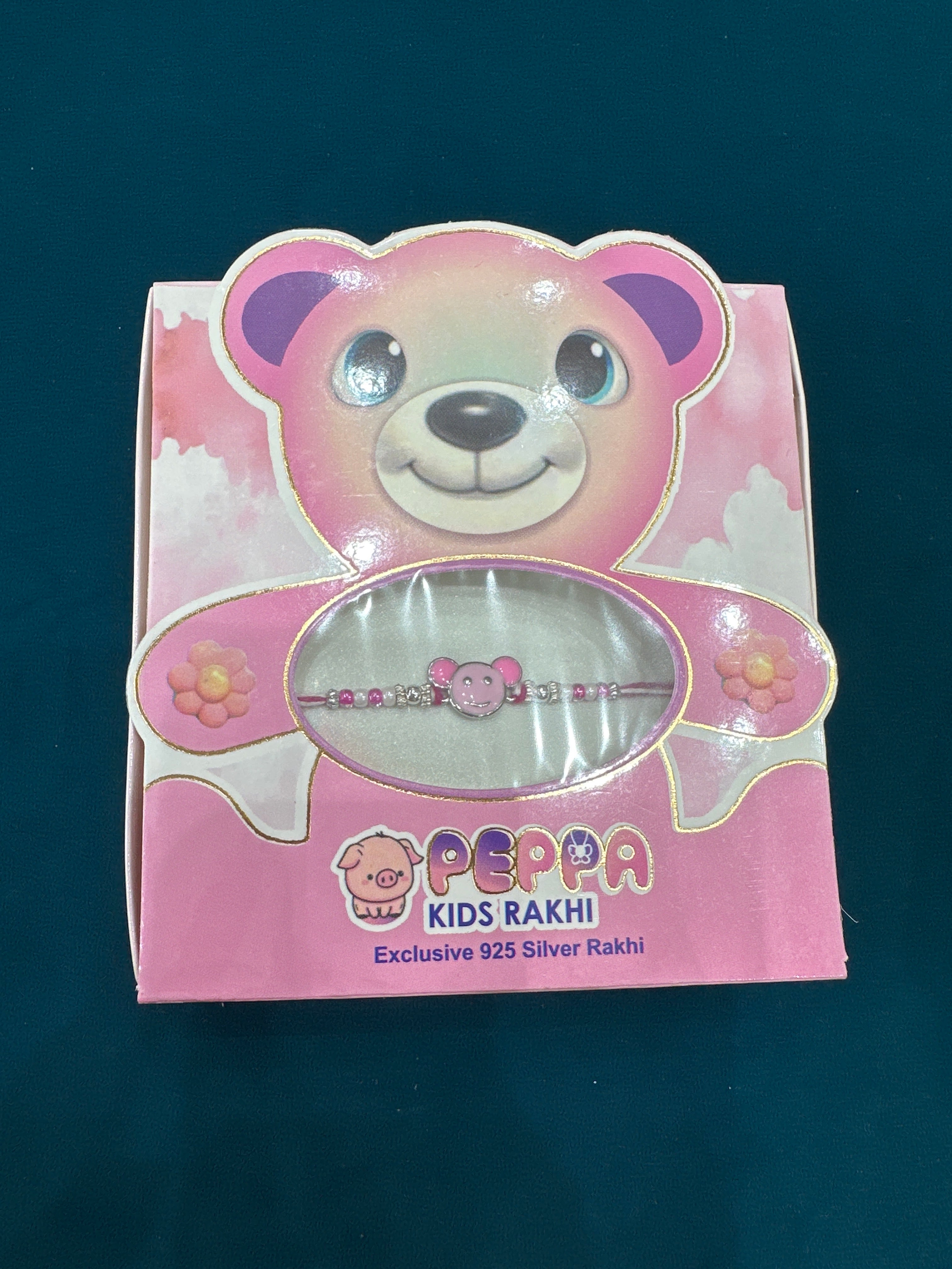 Kids Silver Fancy Rakhi